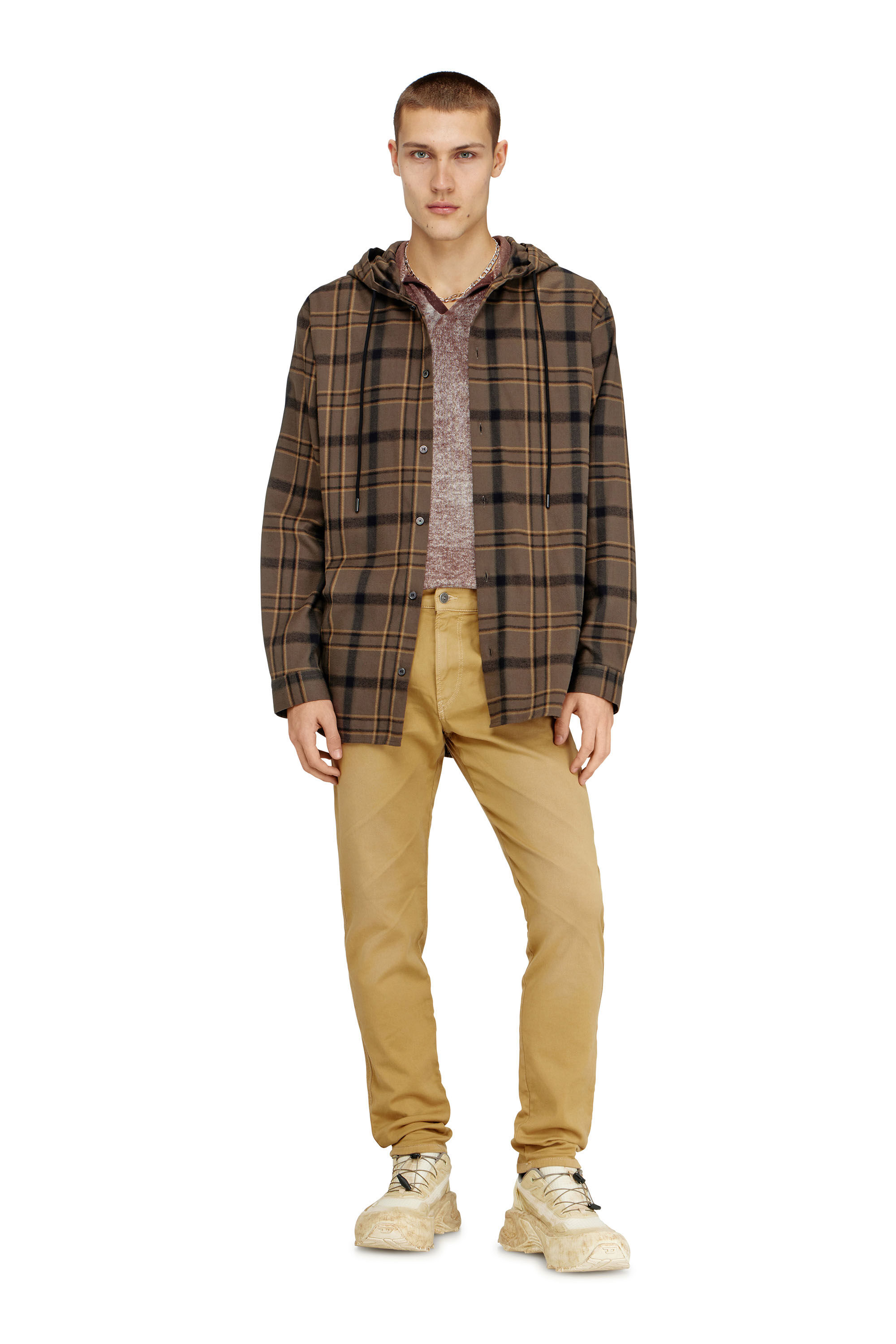 Diesel - Slim 2062 D-Strukt Joggjeans&reg; 0670M Homme, Beige - Image 1