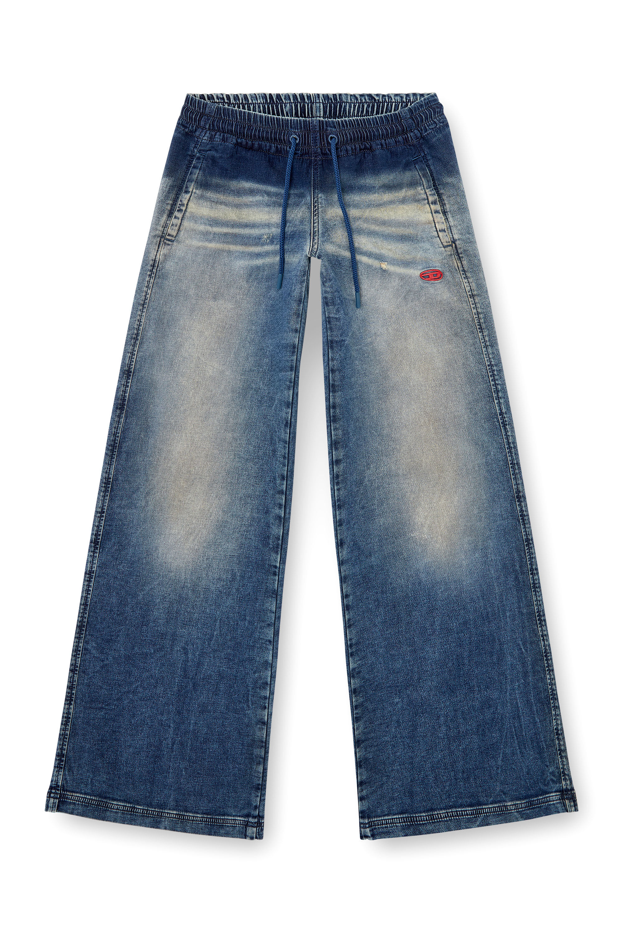 Diesel - Relaxed 2078 D-Ainty Joggjeans® 068PQ Femme, Bleu moyen - Image 2