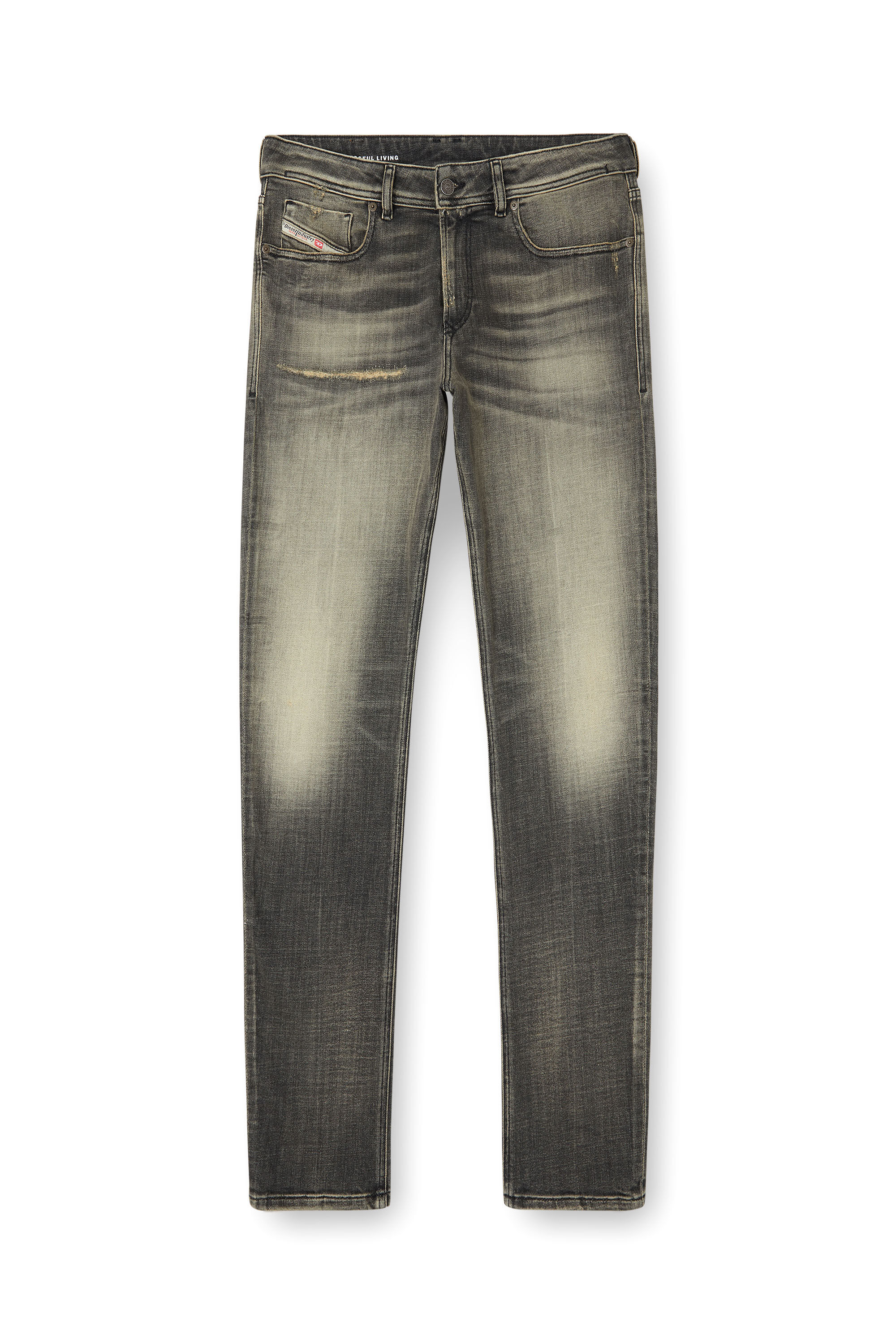 Diesel - Skinny Jeans 1979 Sleenker 09K54 Homme, Noir/Gris foncé - Image 2
