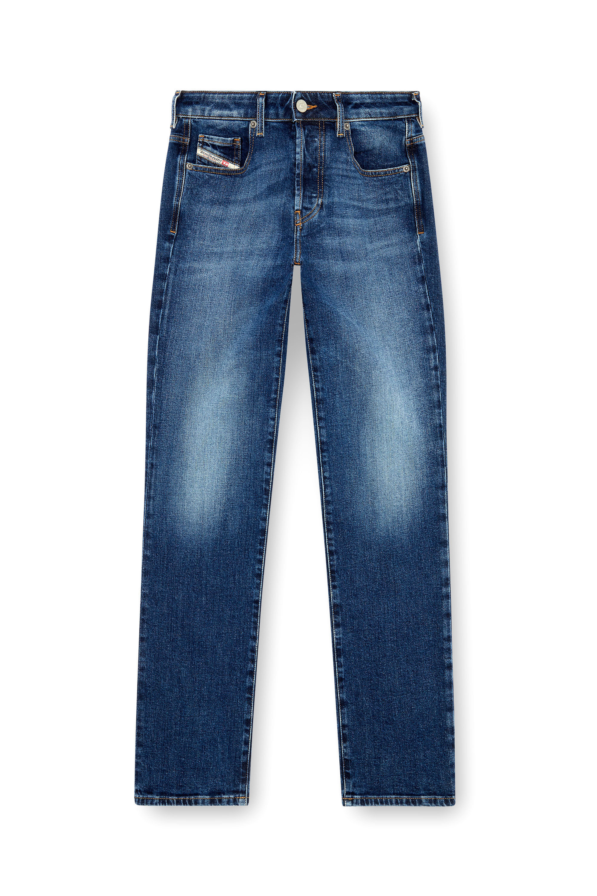 Diesel - Femme Straight Jeans 1989 D-Mine 09I28, Bleu Foncé - Image 2
