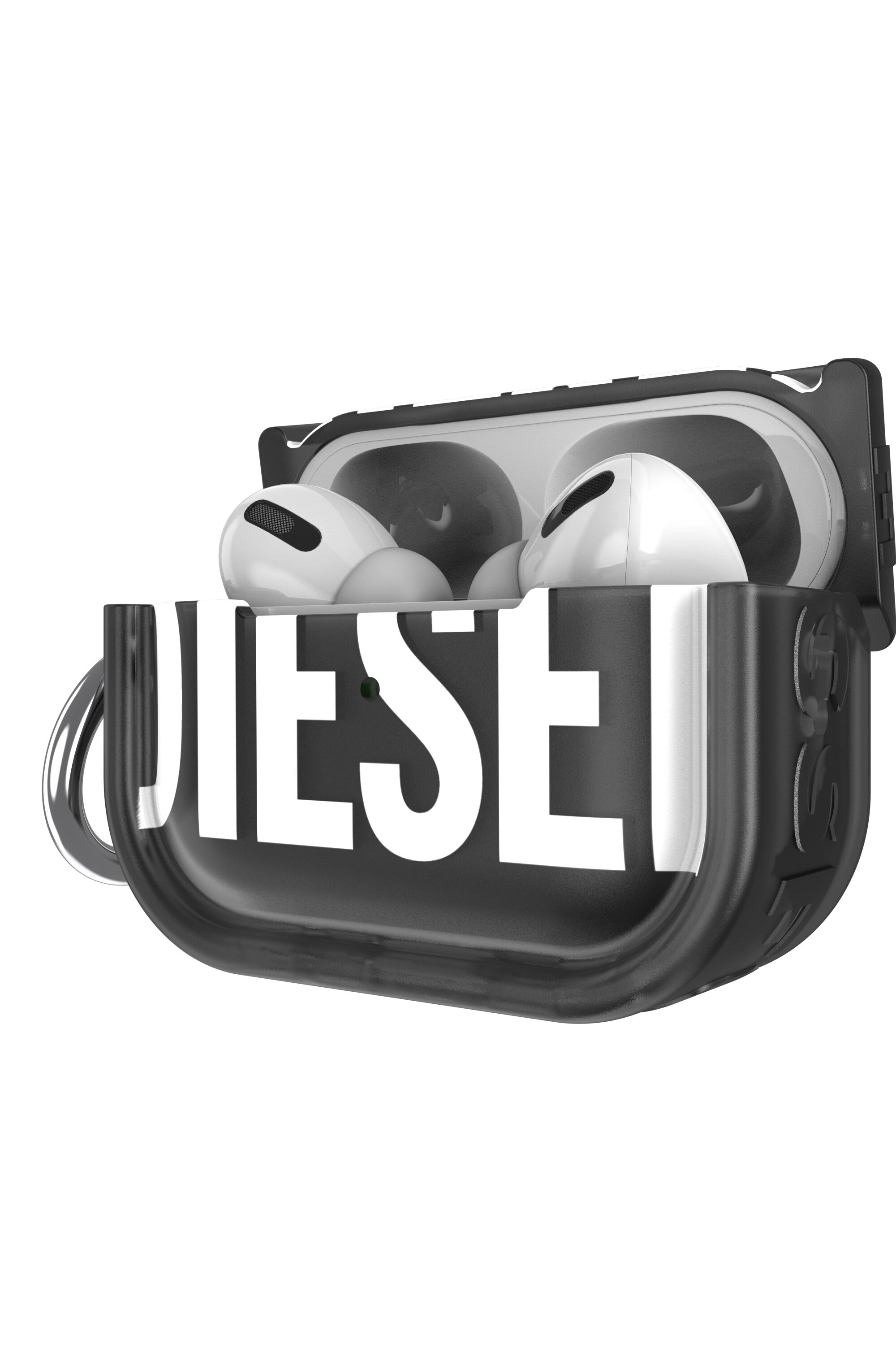 Diesel - 60451  AIRPODS CASE, Étui Biscotto Bumper Airpods pour Airpods Pro / Pro 2 Mixte in Noir - 3