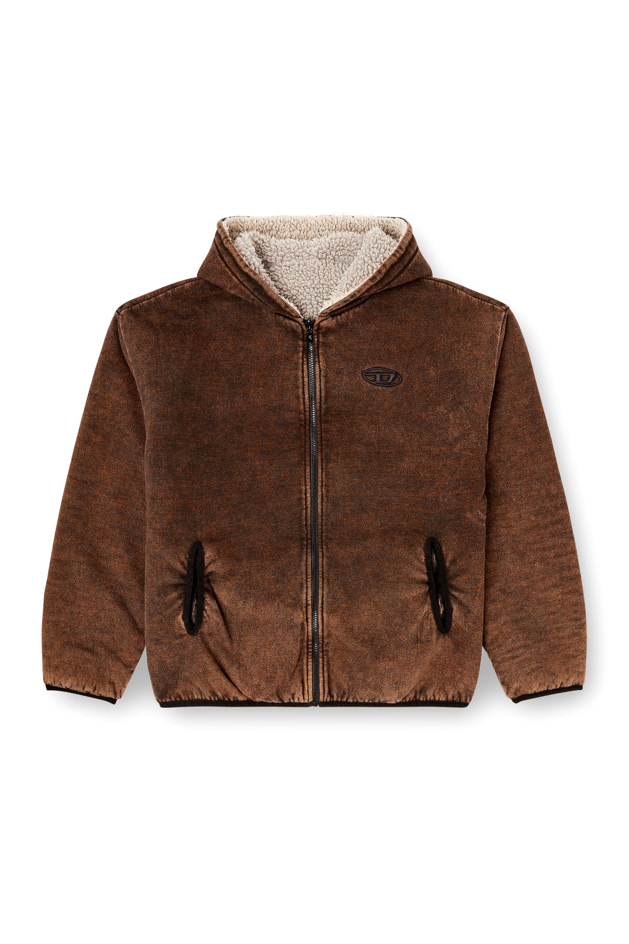 Diesel - S-BRYAN, Veste zippée à capuche réversible Homme in ToBeDefined - 2