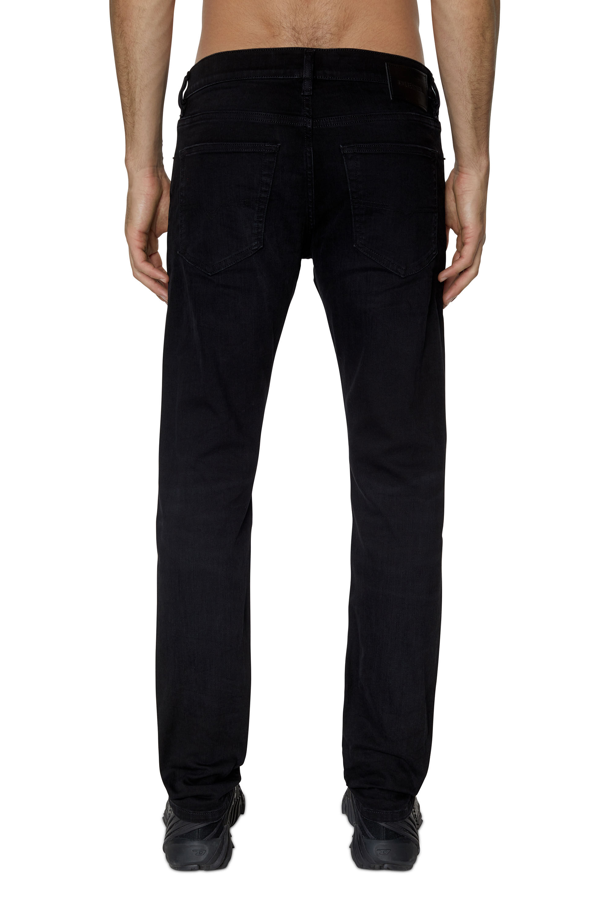 Diesel - D-Luster 0ELAY Slim Jeans, Noir/Gris foncé - Image 4