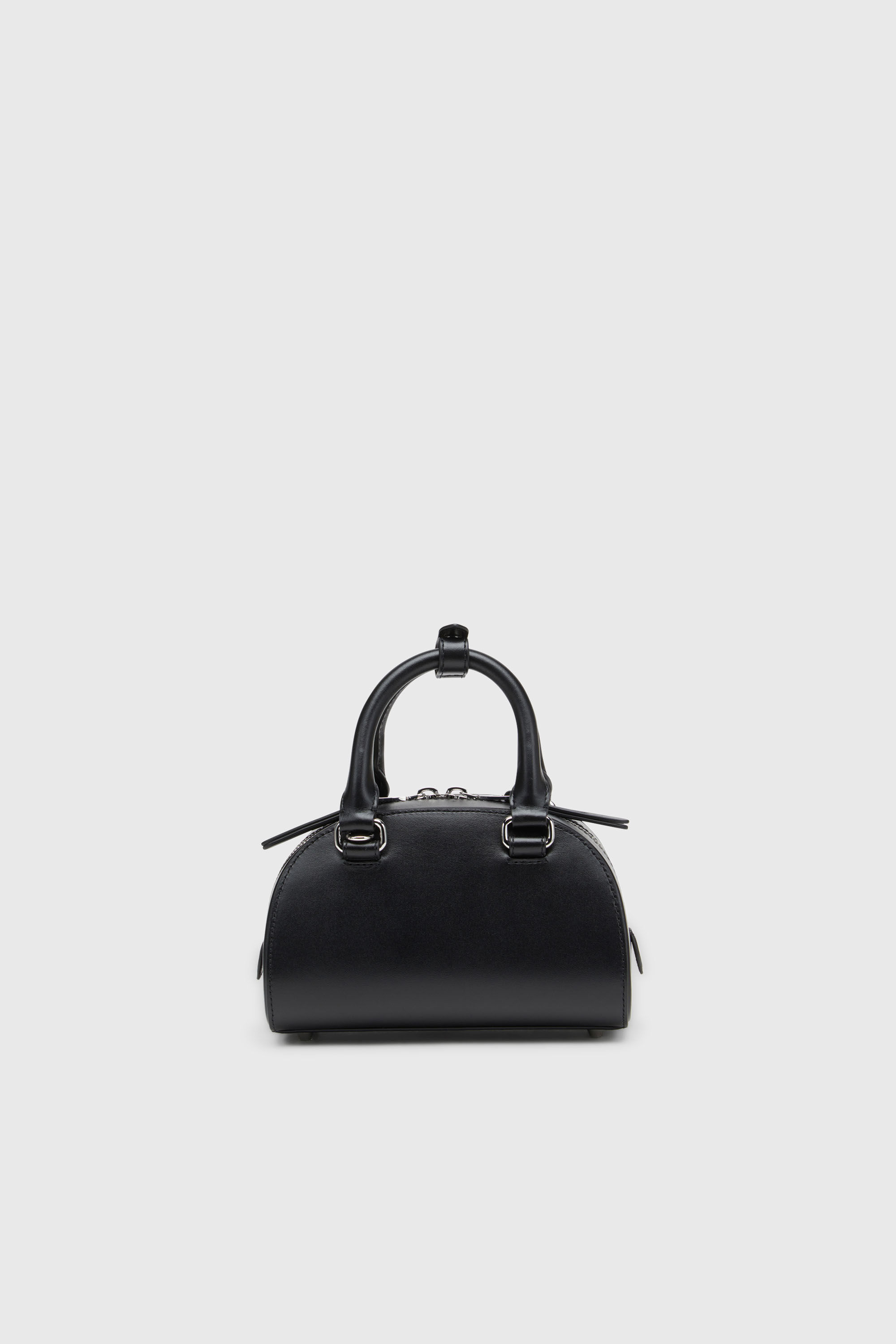 Diesel - 1DR DOME CROSSBODY, 1DR Dome - Petit sac bowling en cuir noir pour femme Femme in Noir - 3