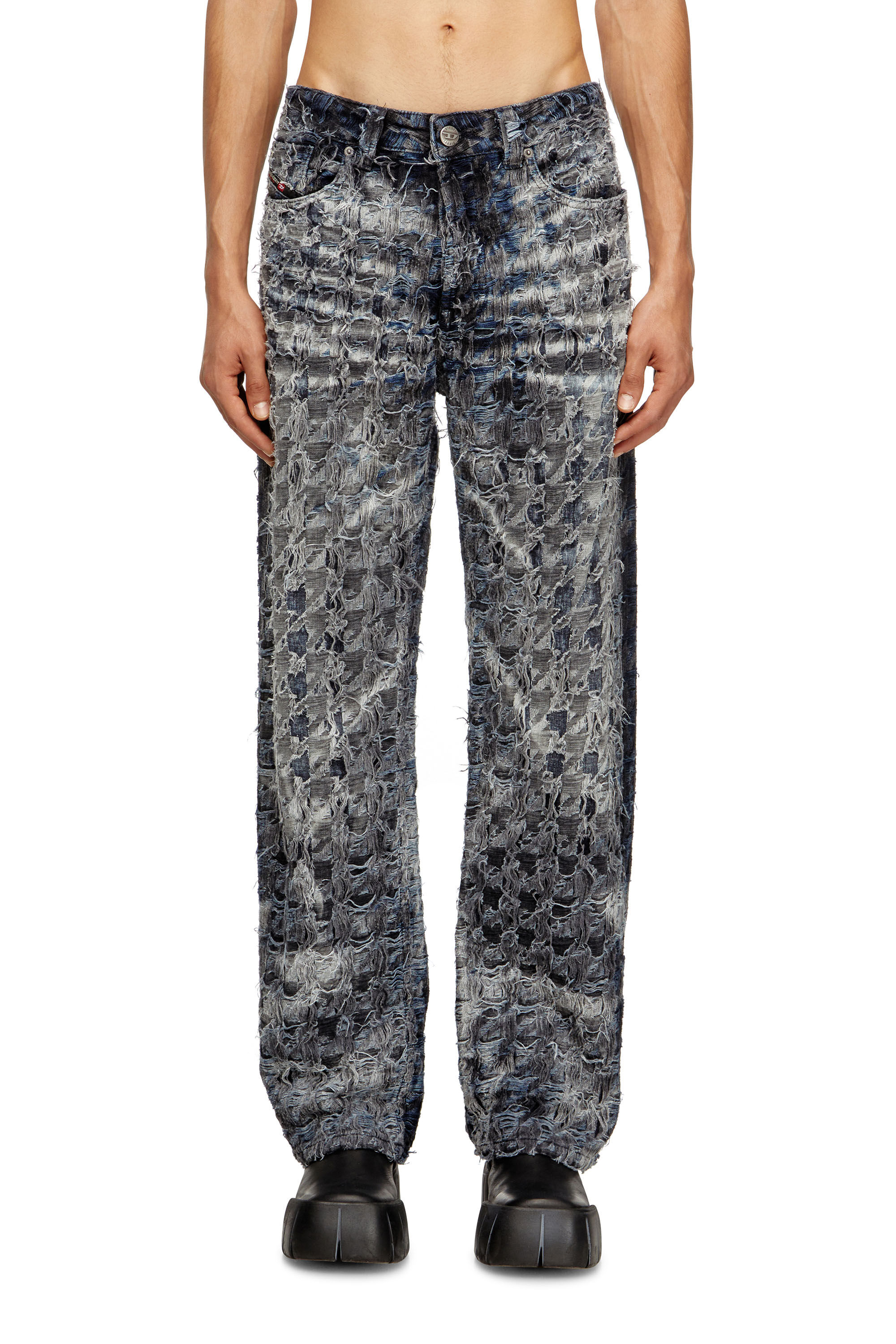 Diesel - Relaxed Jeans 1980 D-Eeper 0CEBL Homme, Bleu Foncé - Image 3