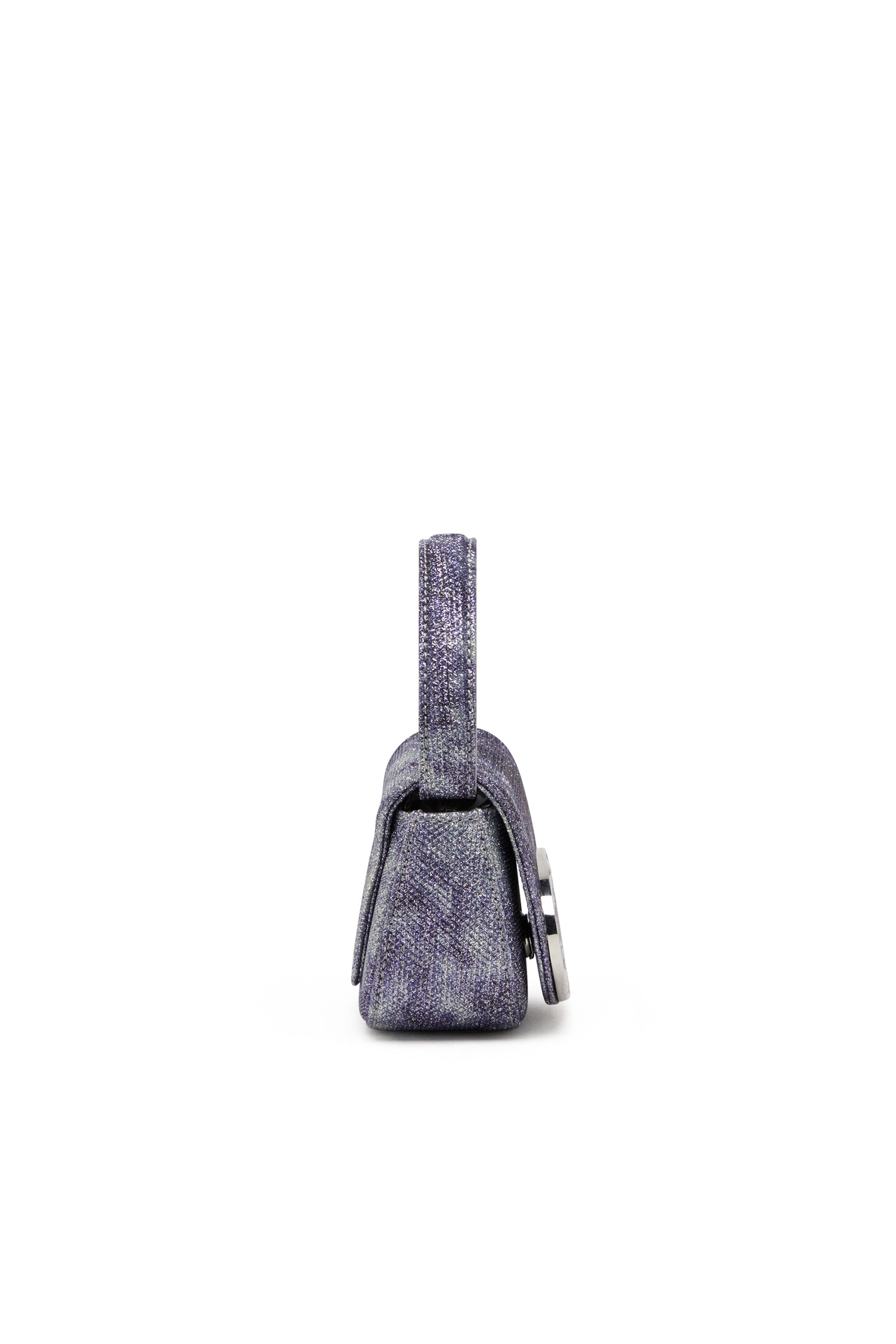 Diesel - 1DR XS, 1DR Xs-Mini sac emblématique en tissu brillant Femme in Bleu - 4