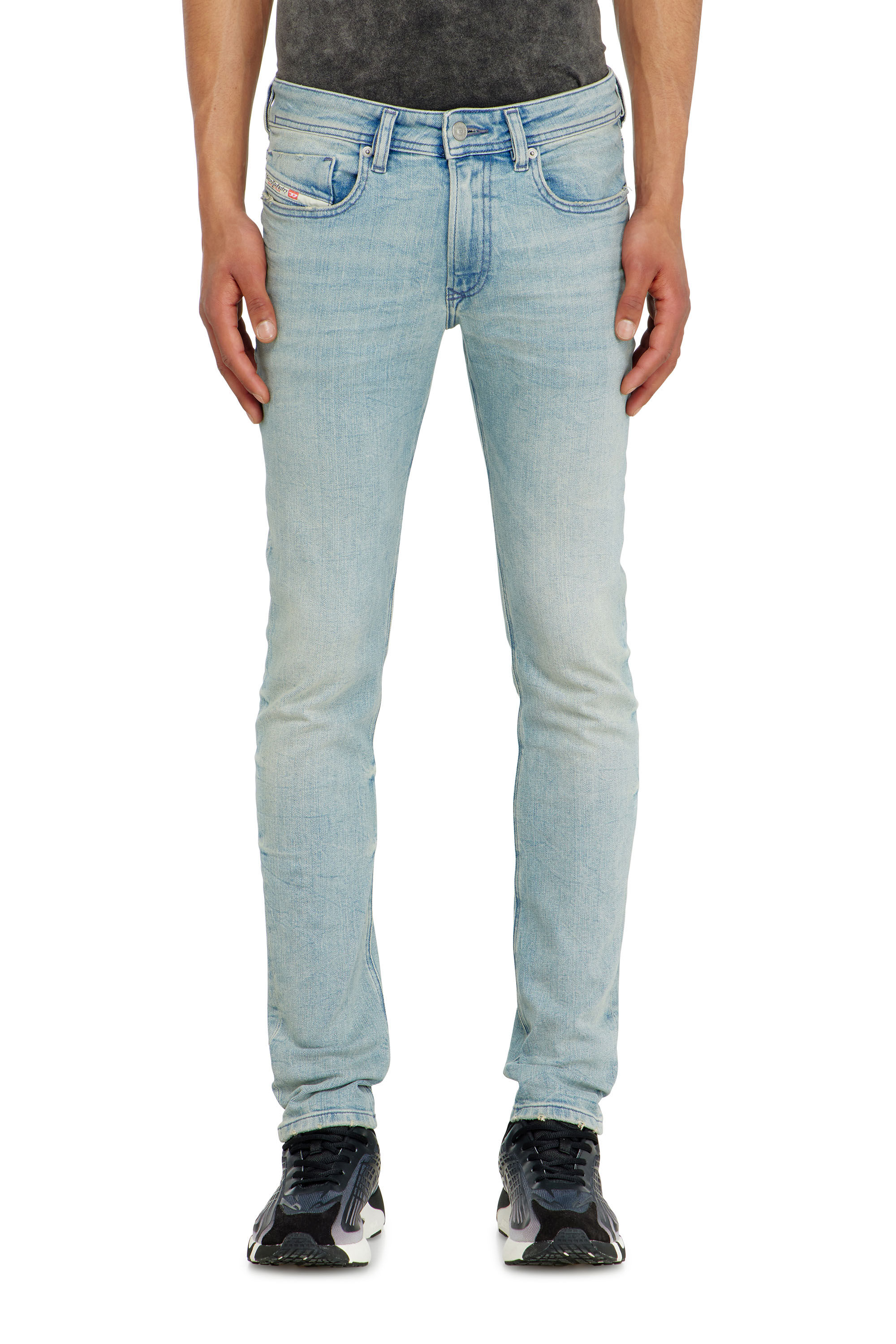 Diesel - Skinny Jeans 1979 Sleenker 0KBBF Homme, Bleu Clair - Image 4