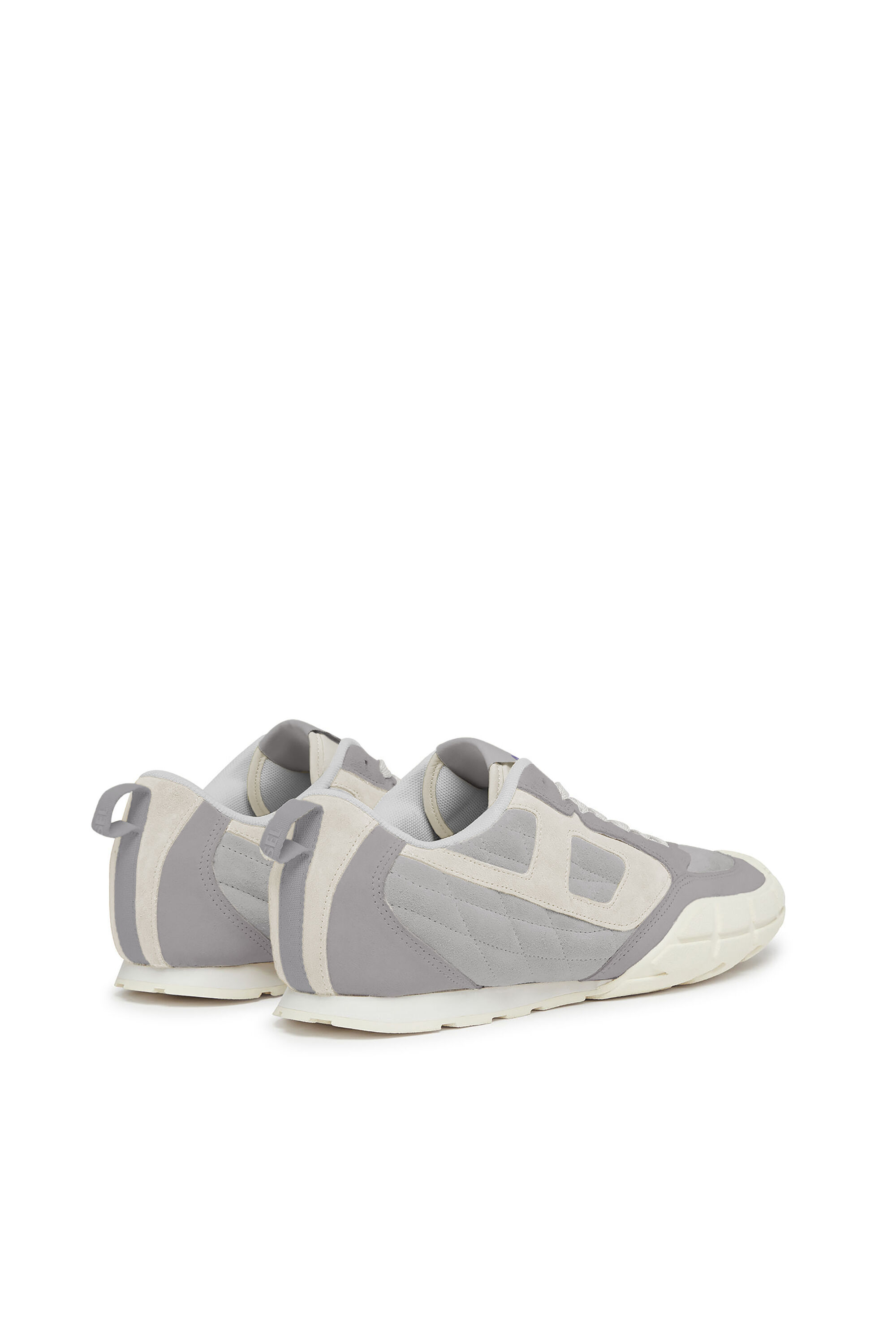 Diesel - S-PAGODHA LOW, S-Pagodha-Baskets en daim matelassées Homme in Gris - 3