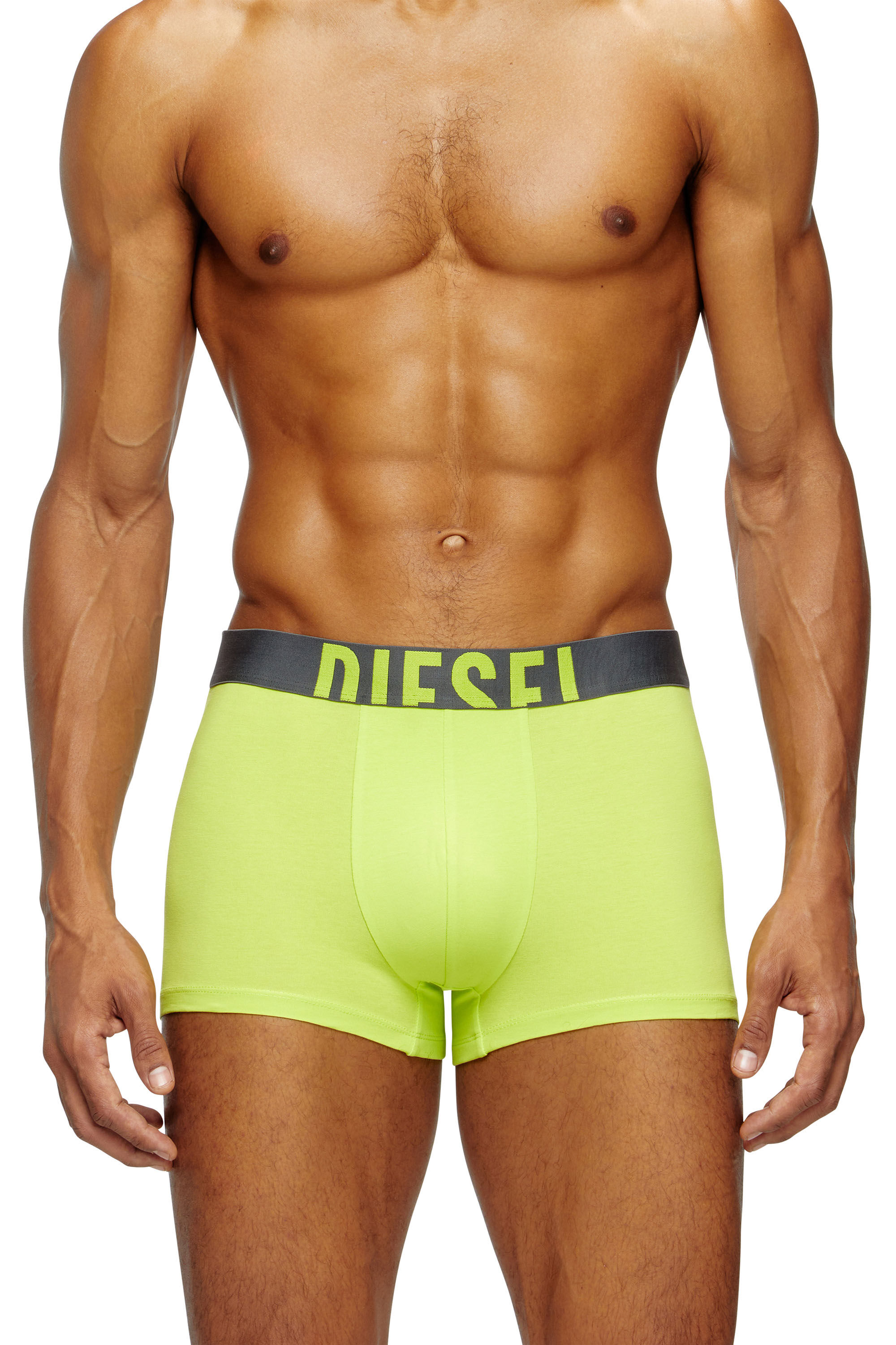 Diesel - DAMIEN-D-POP-3PACK-40, Lot de trois boxers en coton stretch Homme in Polychrome - 3