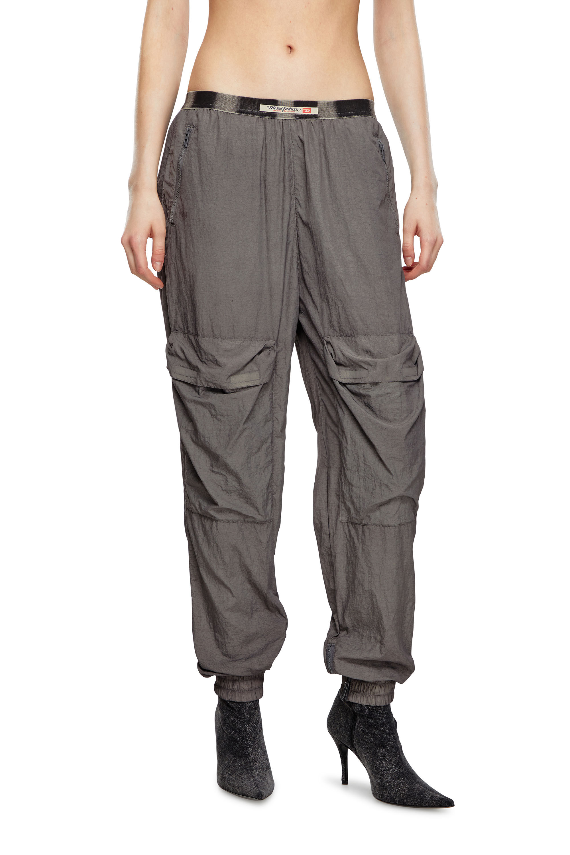 Pantalon nylon femme new arrivals