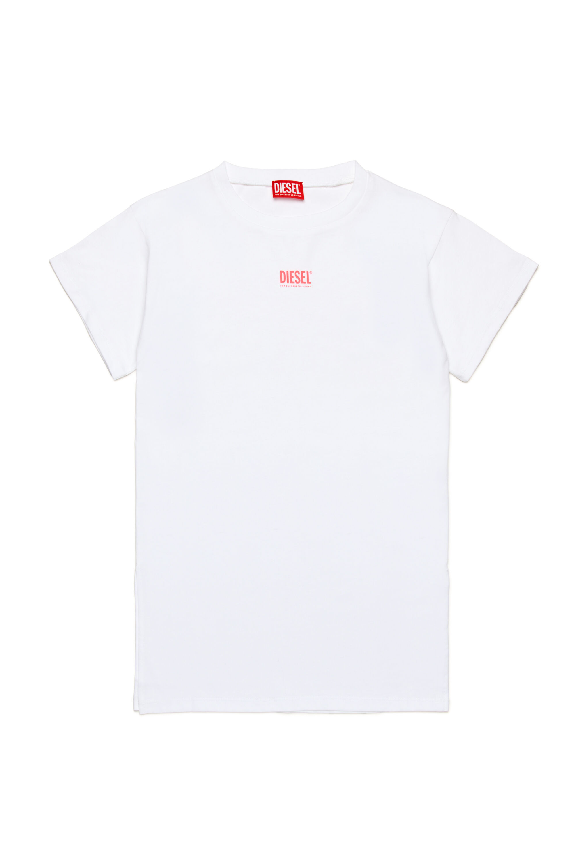 Diesel - MCUTIS, Woman's Beach dress with small logo in White - 1