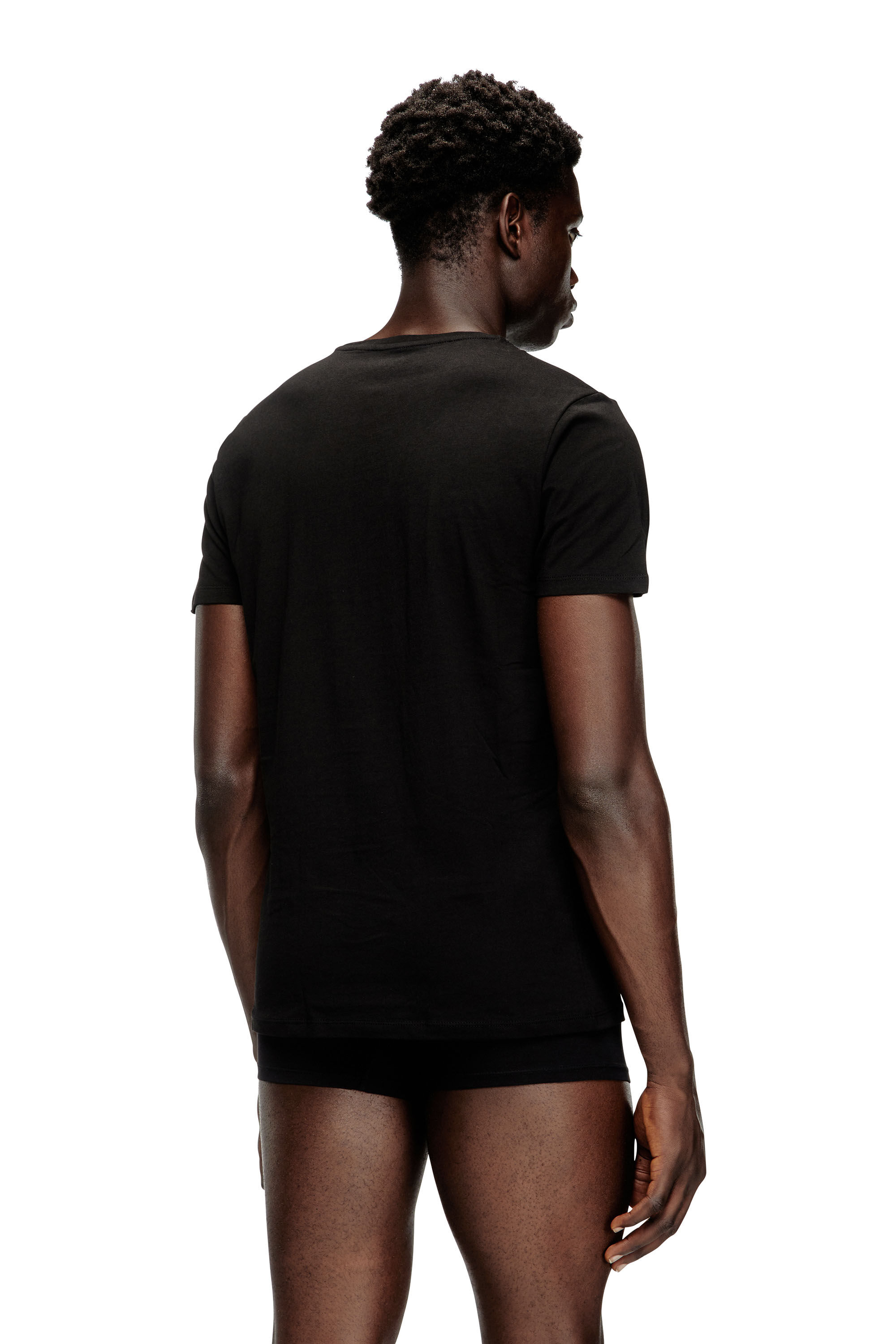 Diesel - UMTEE-MICHAEL3PACK, Lot de trois T-shirts avec col en V Homme in Noir - 4
