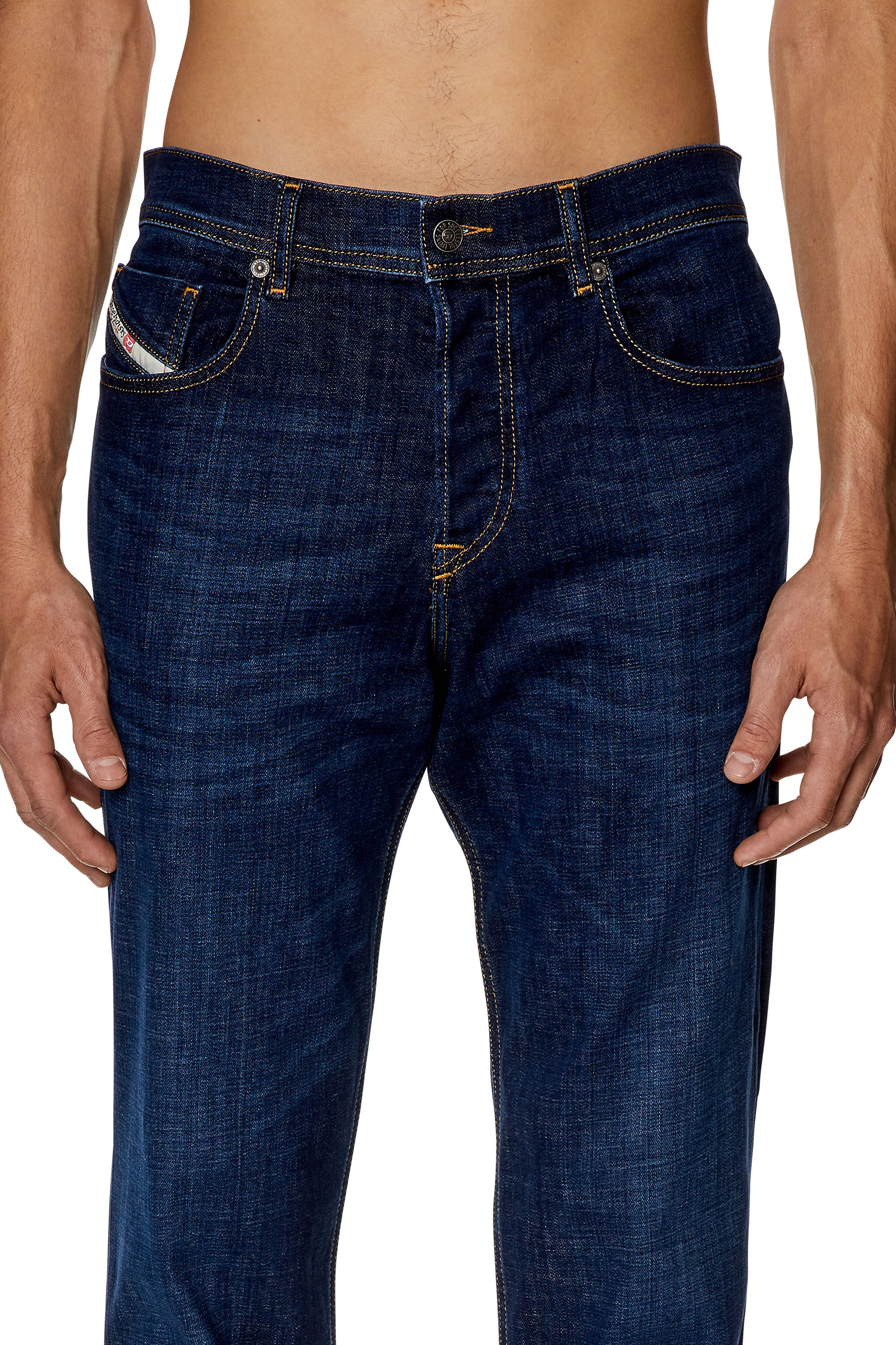 Diesel - Man Tapered Jeans 2023 D-Finitive 09F89, Dark Blue - Image 5