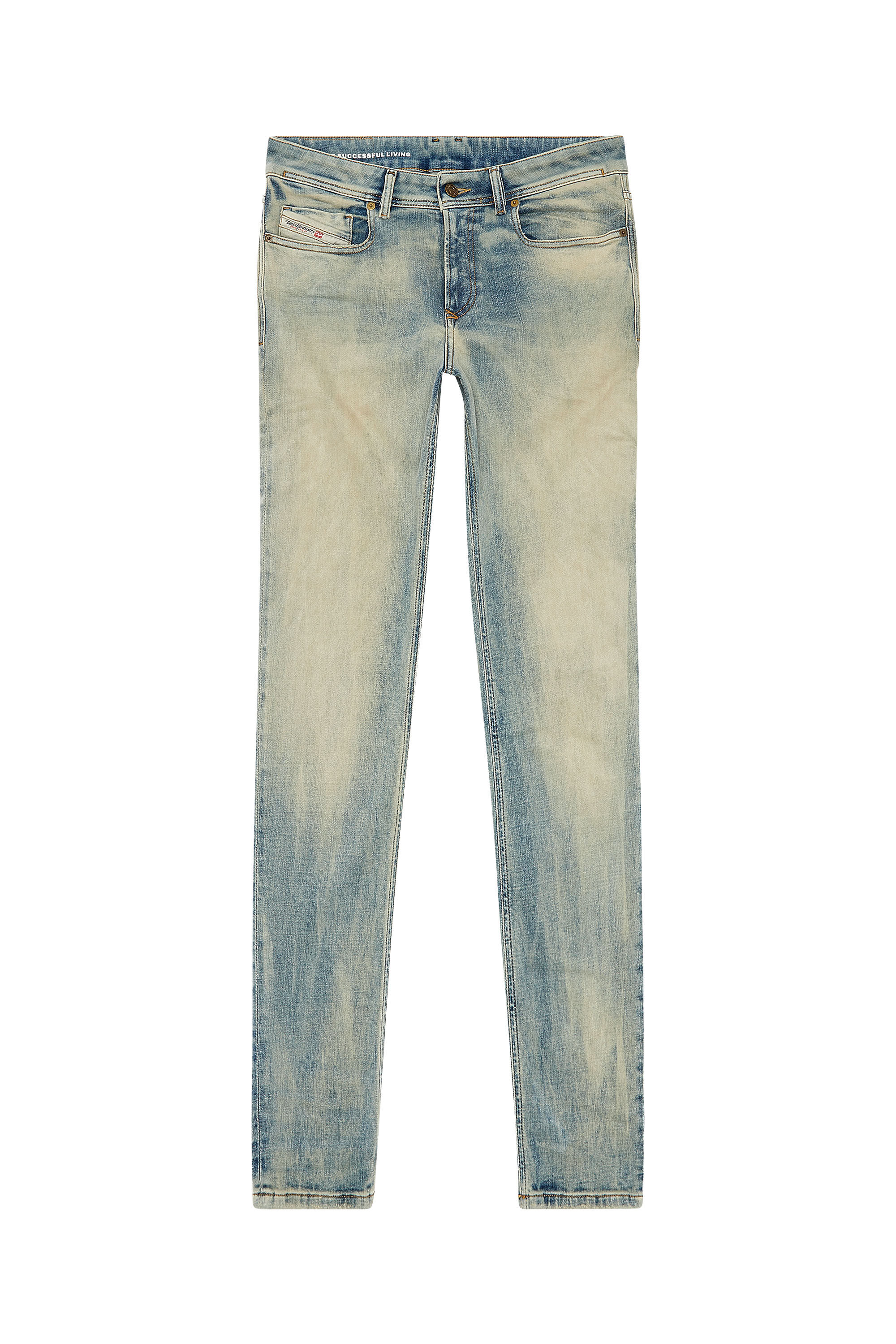 Diesel - Skinny Jeans 1979 Sleenker 09H75, Bleu Clair - Image 2