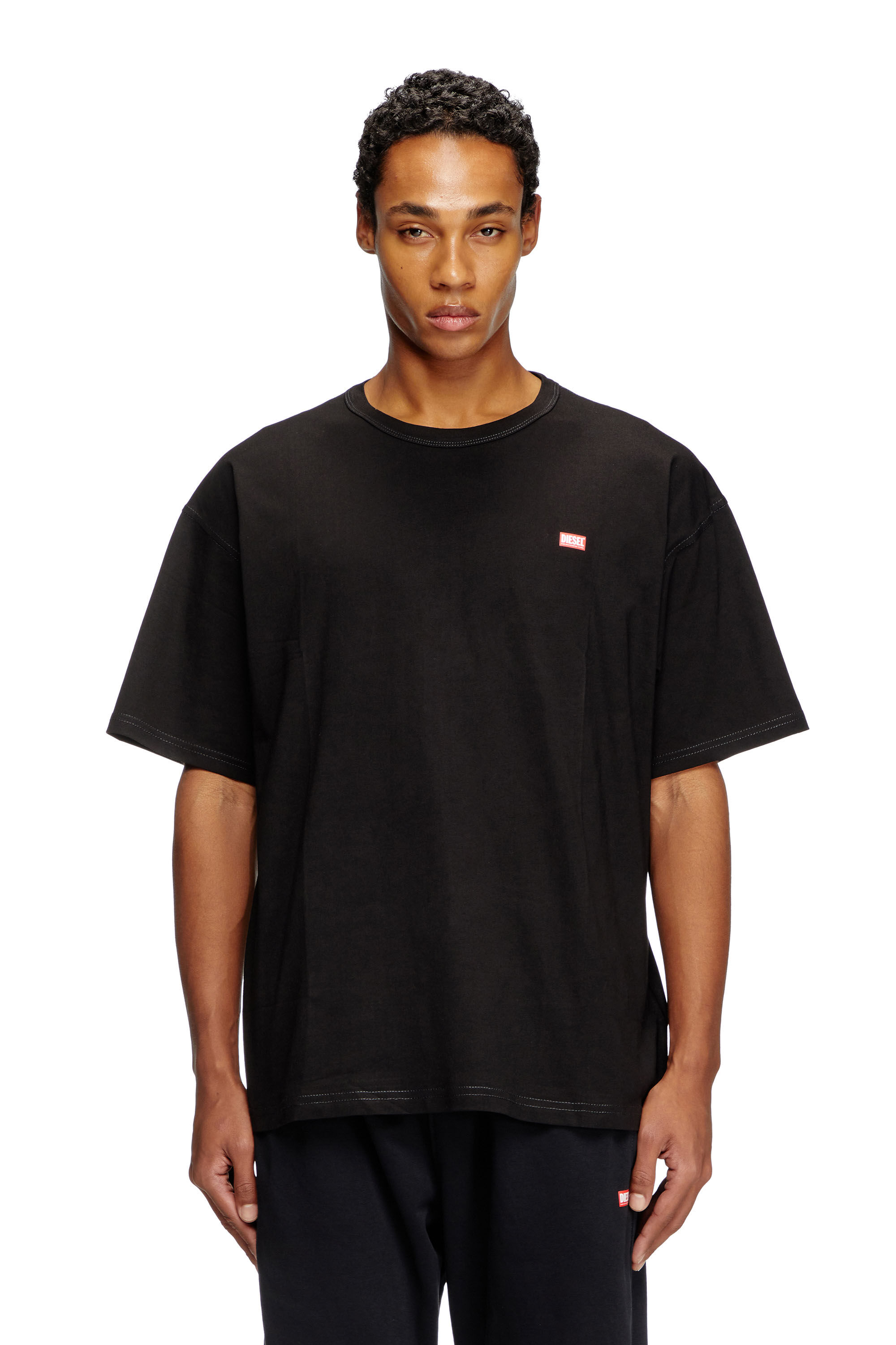 Diesel - T-BOXT-R30, T-shirt avec petit logo Homme in Noir - 3