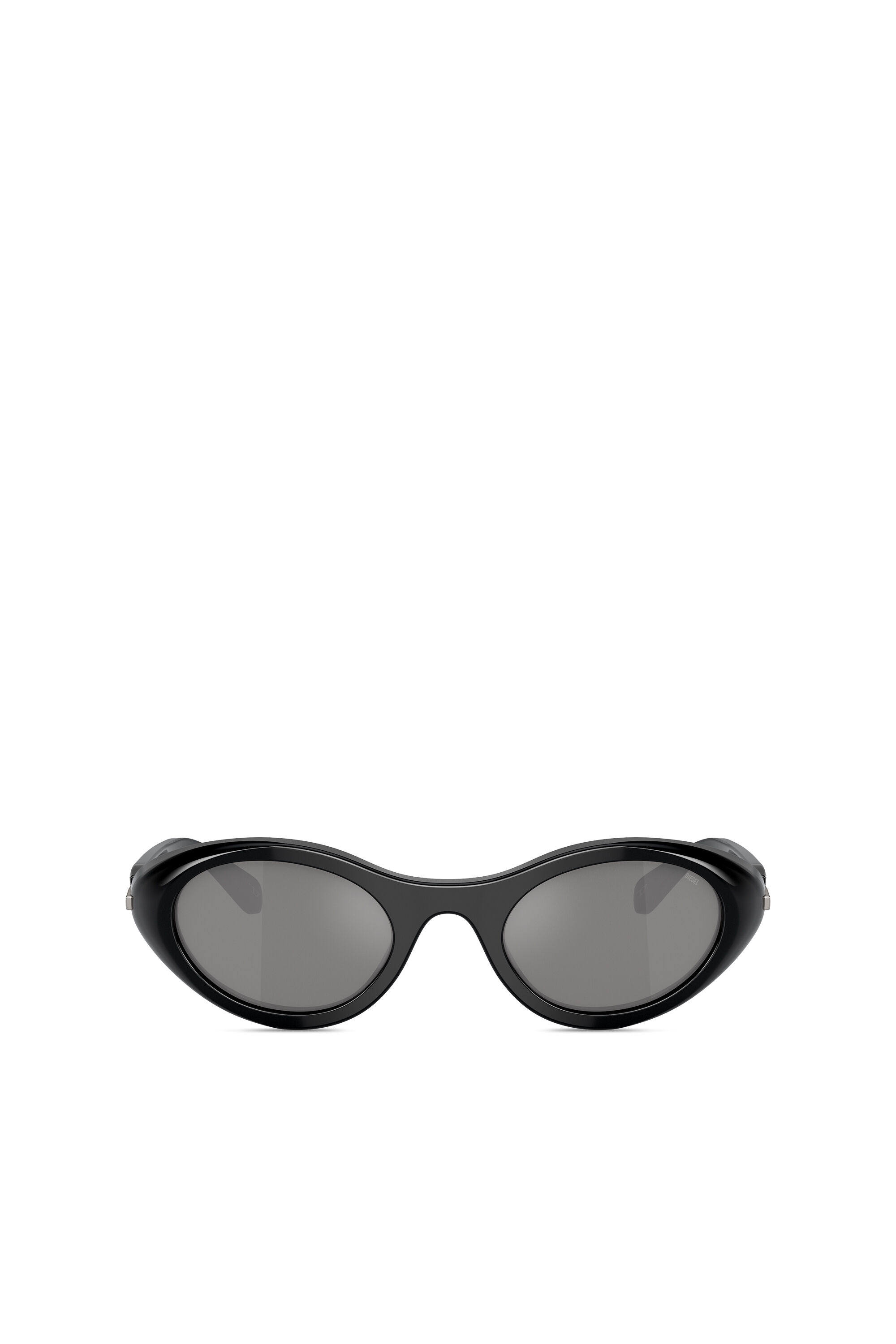Lunettes de soleil de forme enveloppante Femme Noir Diesel