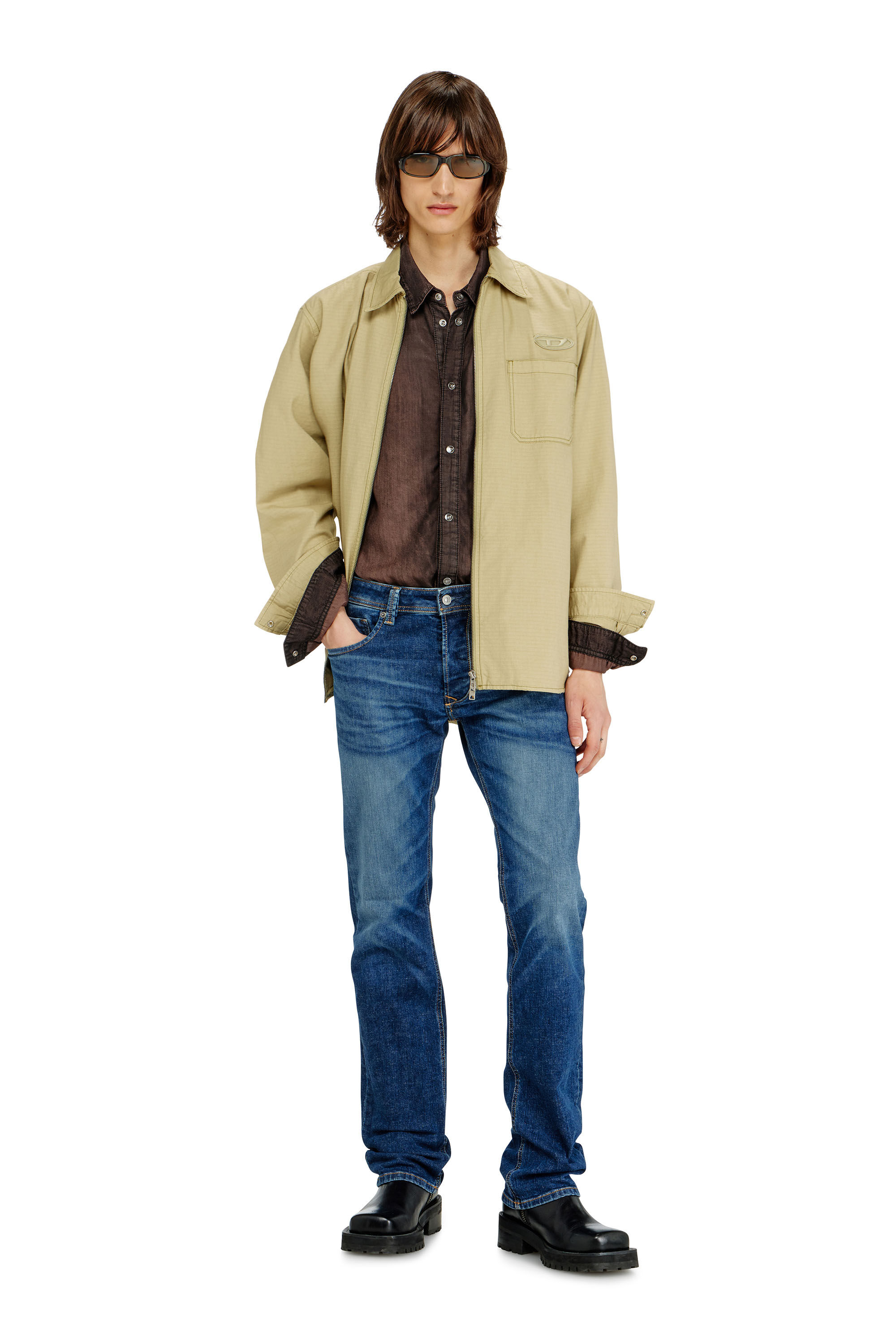 Diesel - Regular Jeans 1985 Larkee 09J47 Homme, Bleu Fonc&eacute; - Image 2