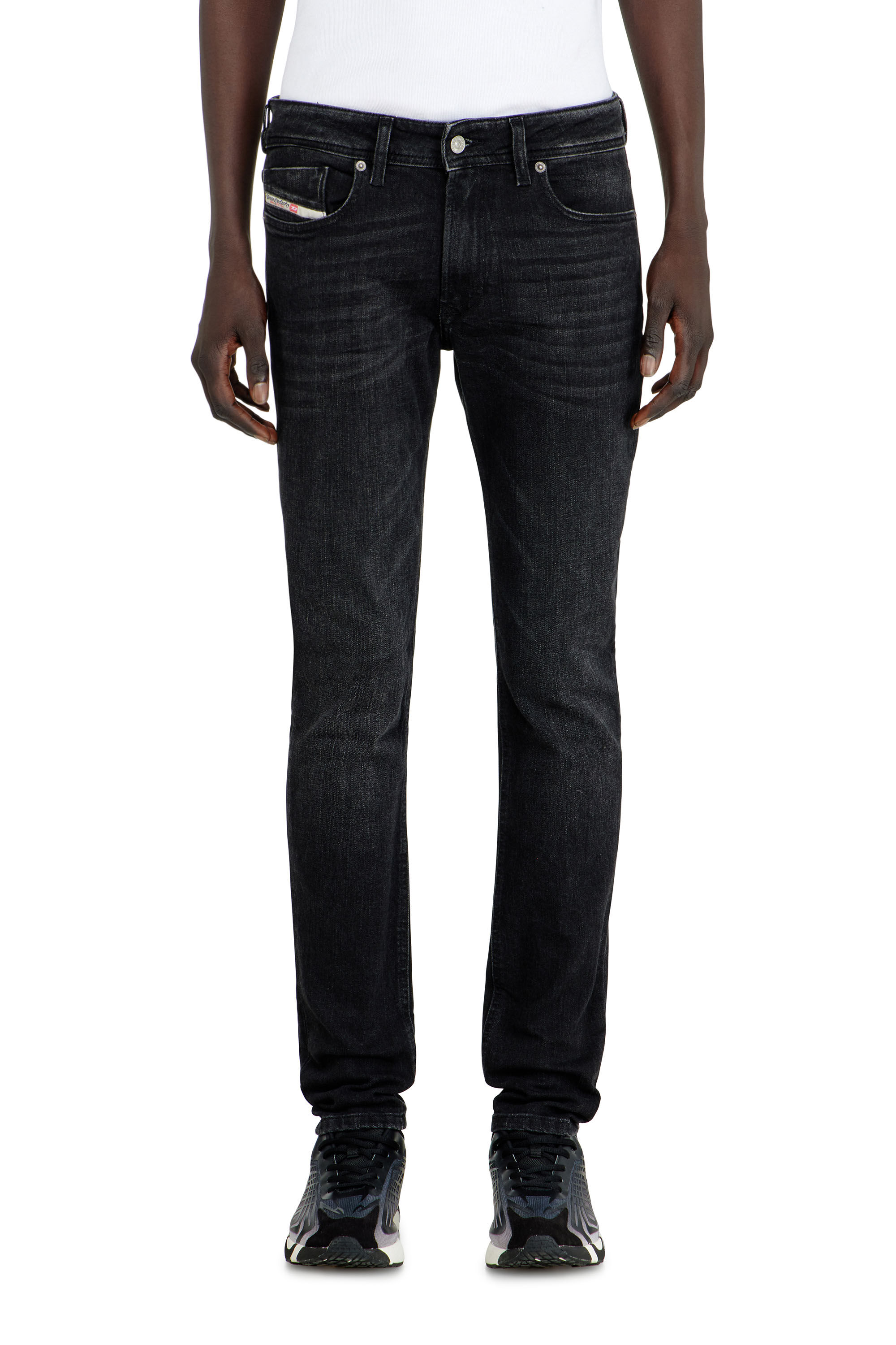 Diesel - Skinny Jeans 1979 Sleenker 0GRDA Homme, Noir/Gris fonc&eacute; - Image 4