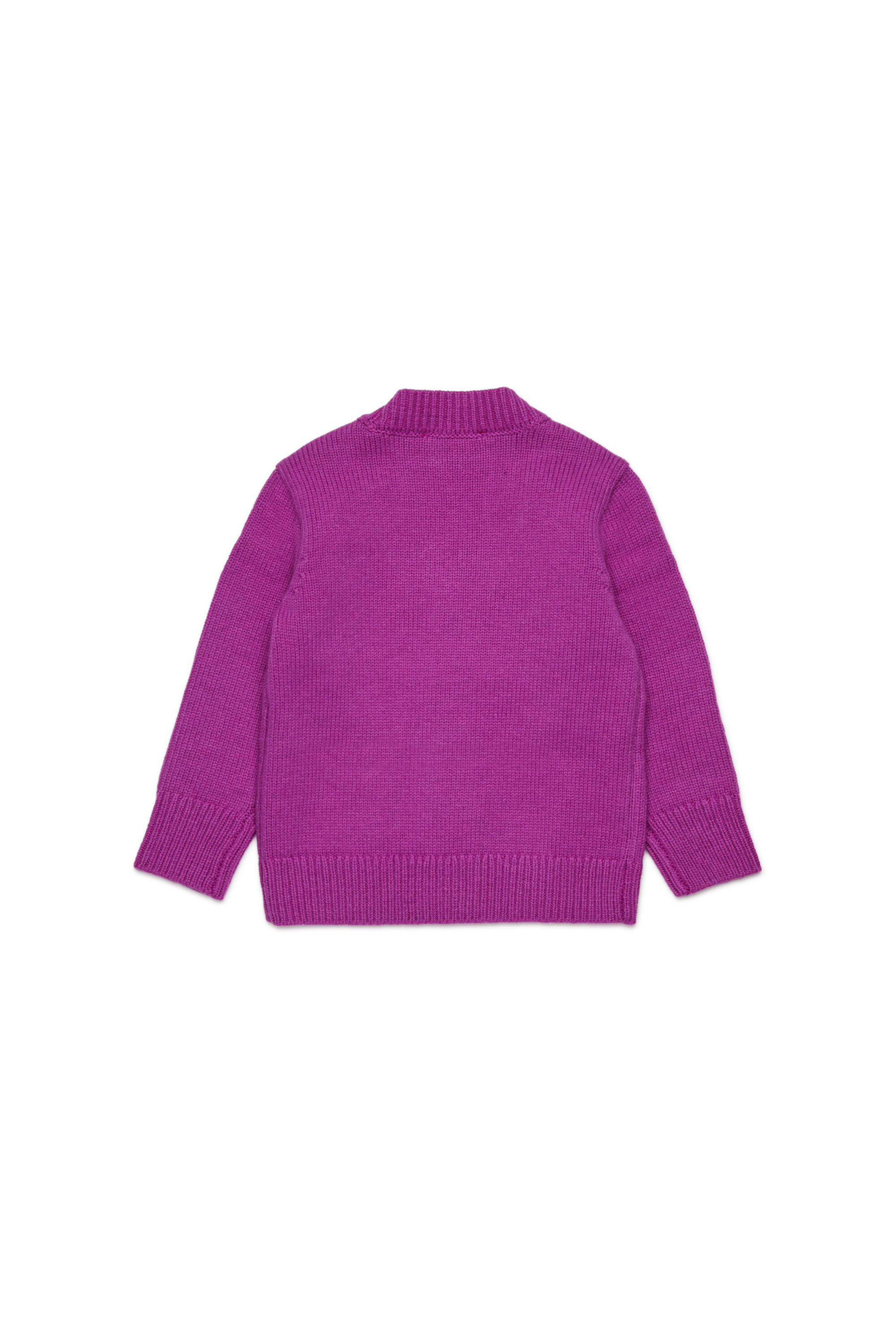 Diesel - KLONCARDIGANB, Cardigan en mélange de laine Mixte in Violet - 2
