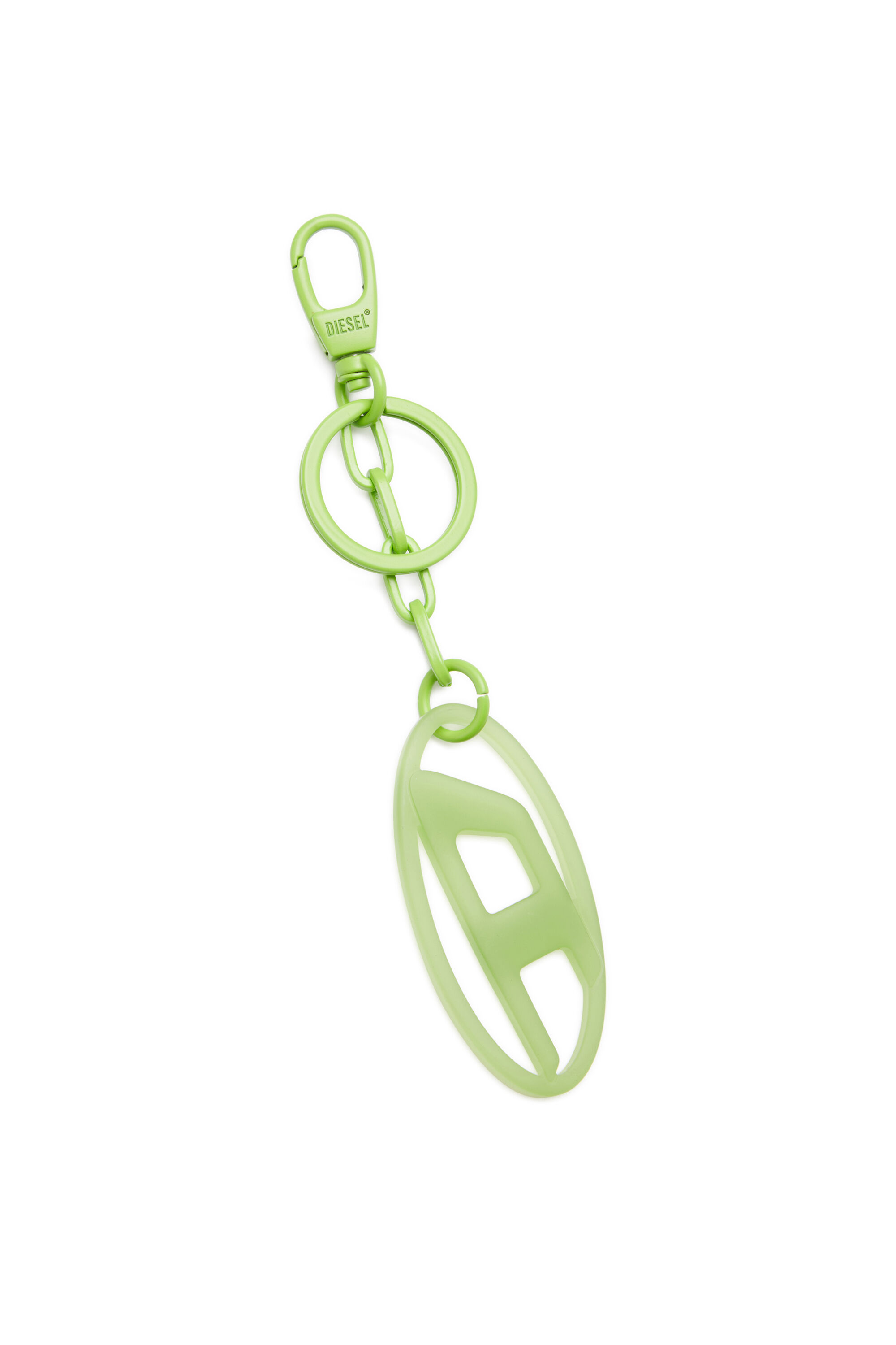 Diesel - OVAL D CHARM, Porte-cl&eacute;s/sautoir D ovale en m&eacute;tal et r&eacute;sine Mixte in Vert - 3