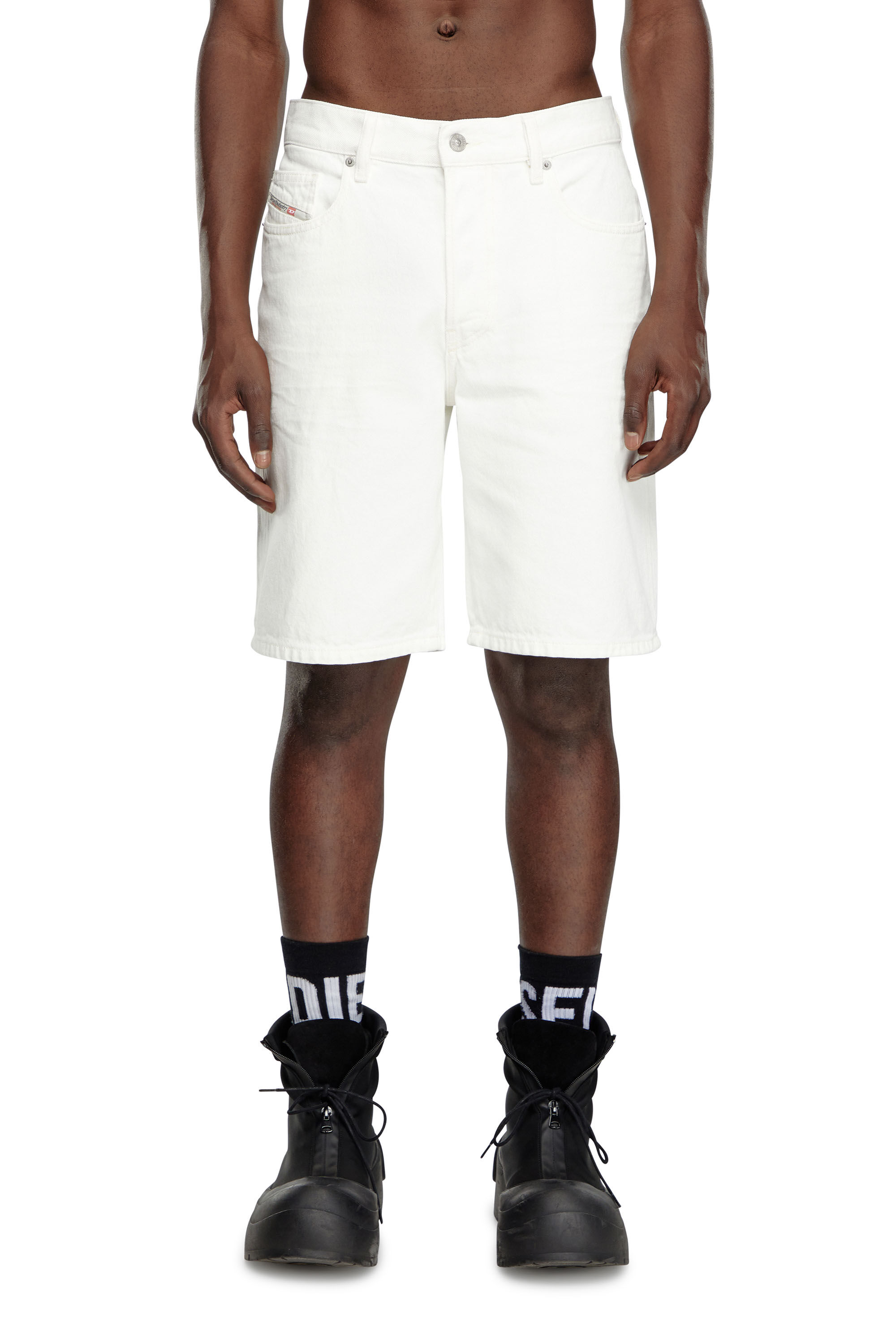 Short en denim Homme Blanc Diesel