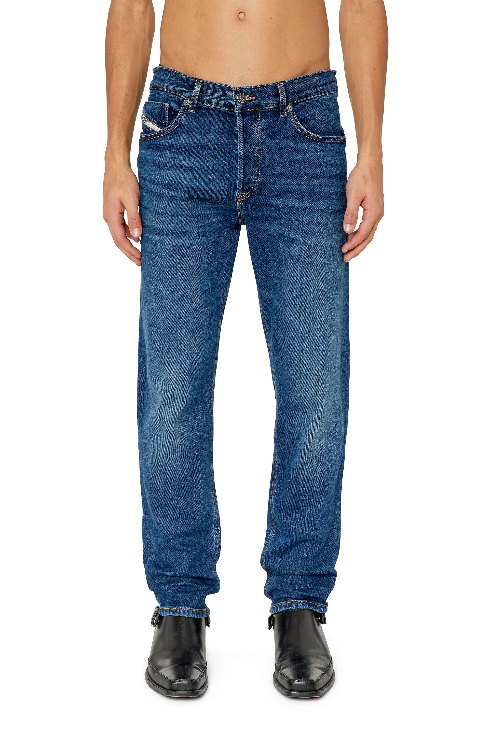 Diesel - 2006 D-Fining 0GYCS Tapered Jeans, Bleu Foncé - Image 3