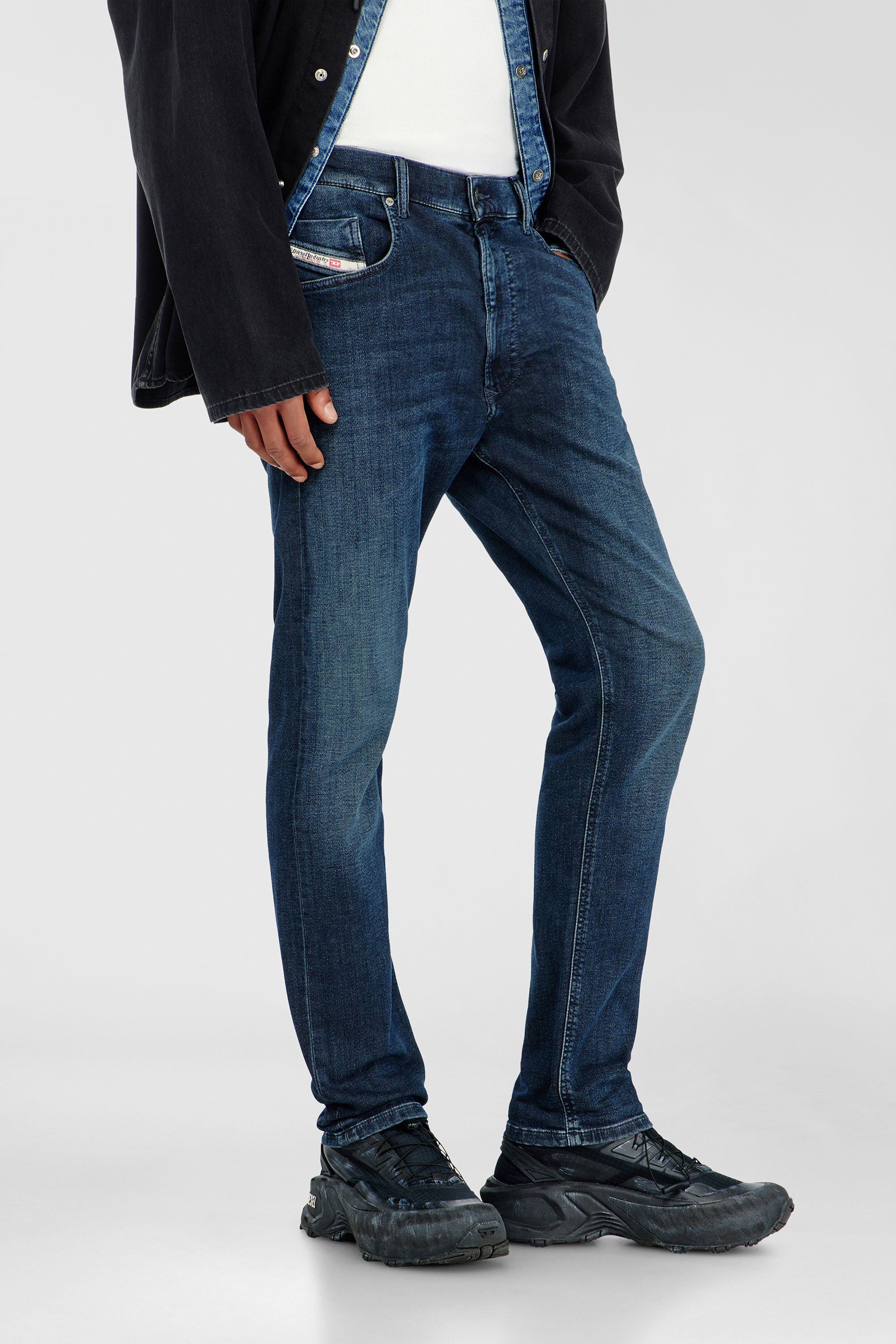 Diesel - Regular 2032 D-Krooley-BW Joggjeans&reg; 09P94 Homme, Bleu Fonc&eacute; - Image 5