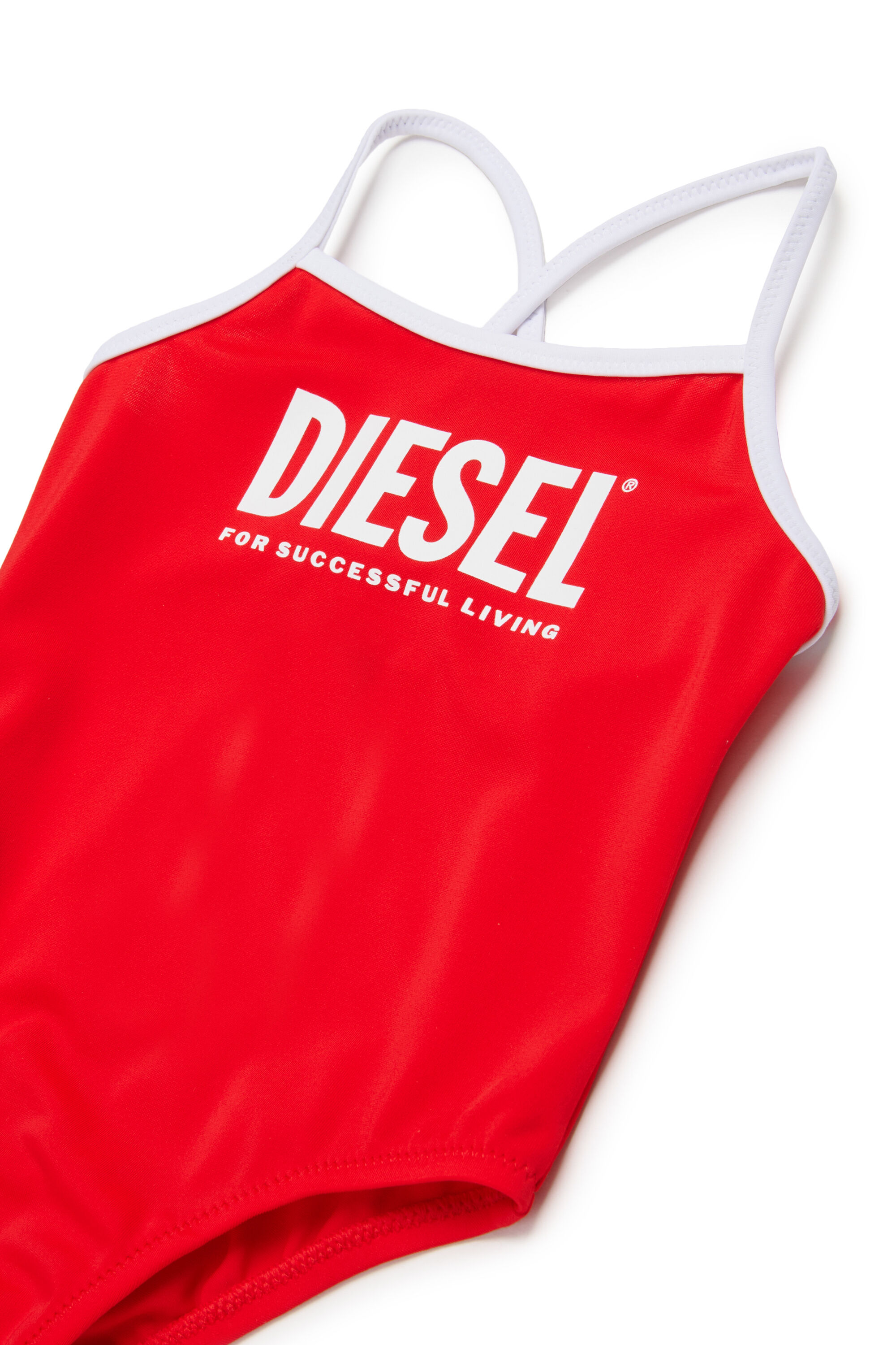 Diesel - MIDIB, Maillot de bain avec finitions contrast&eacute;es Femme in Rouge - 3