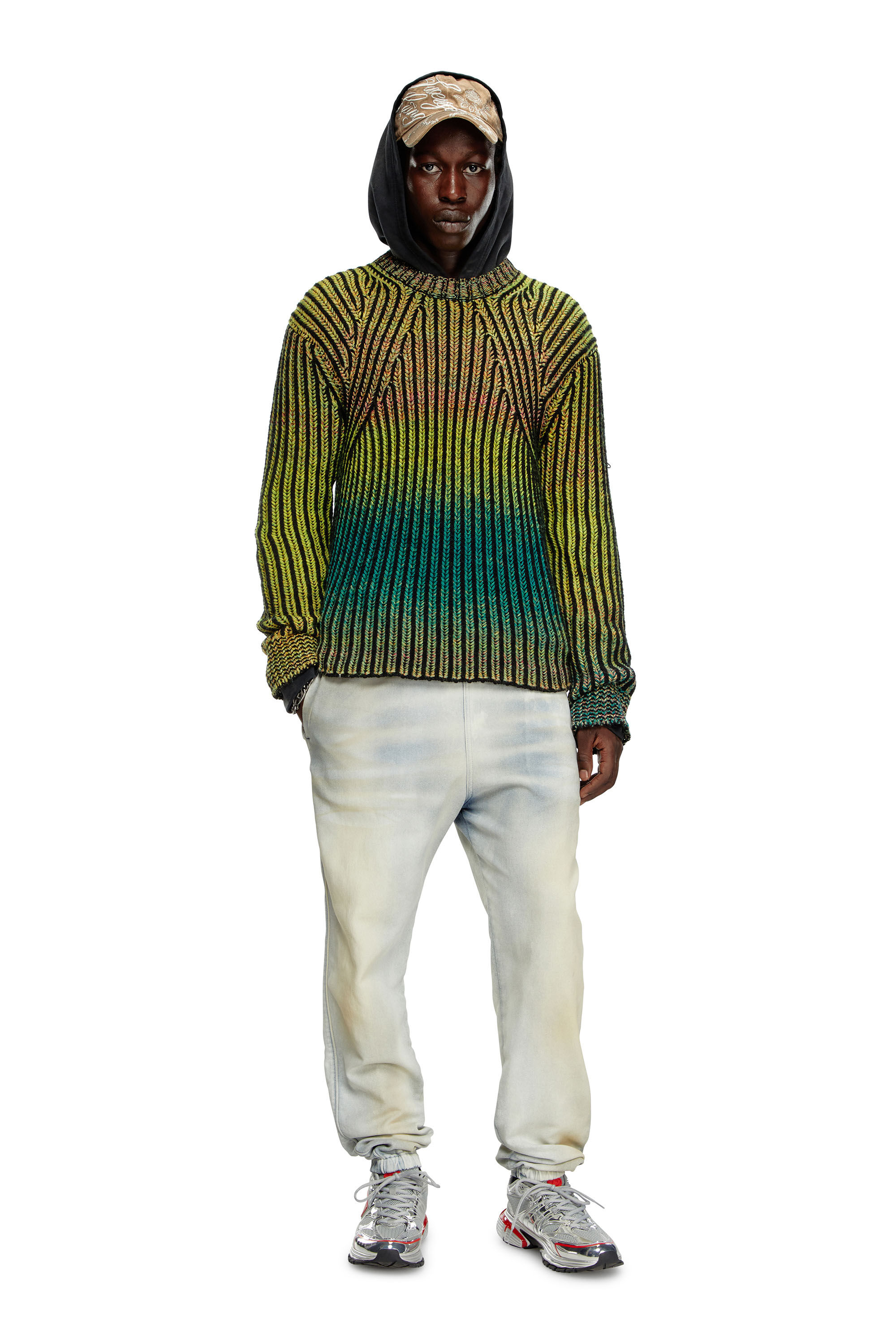 Pull cotelé homme on sale