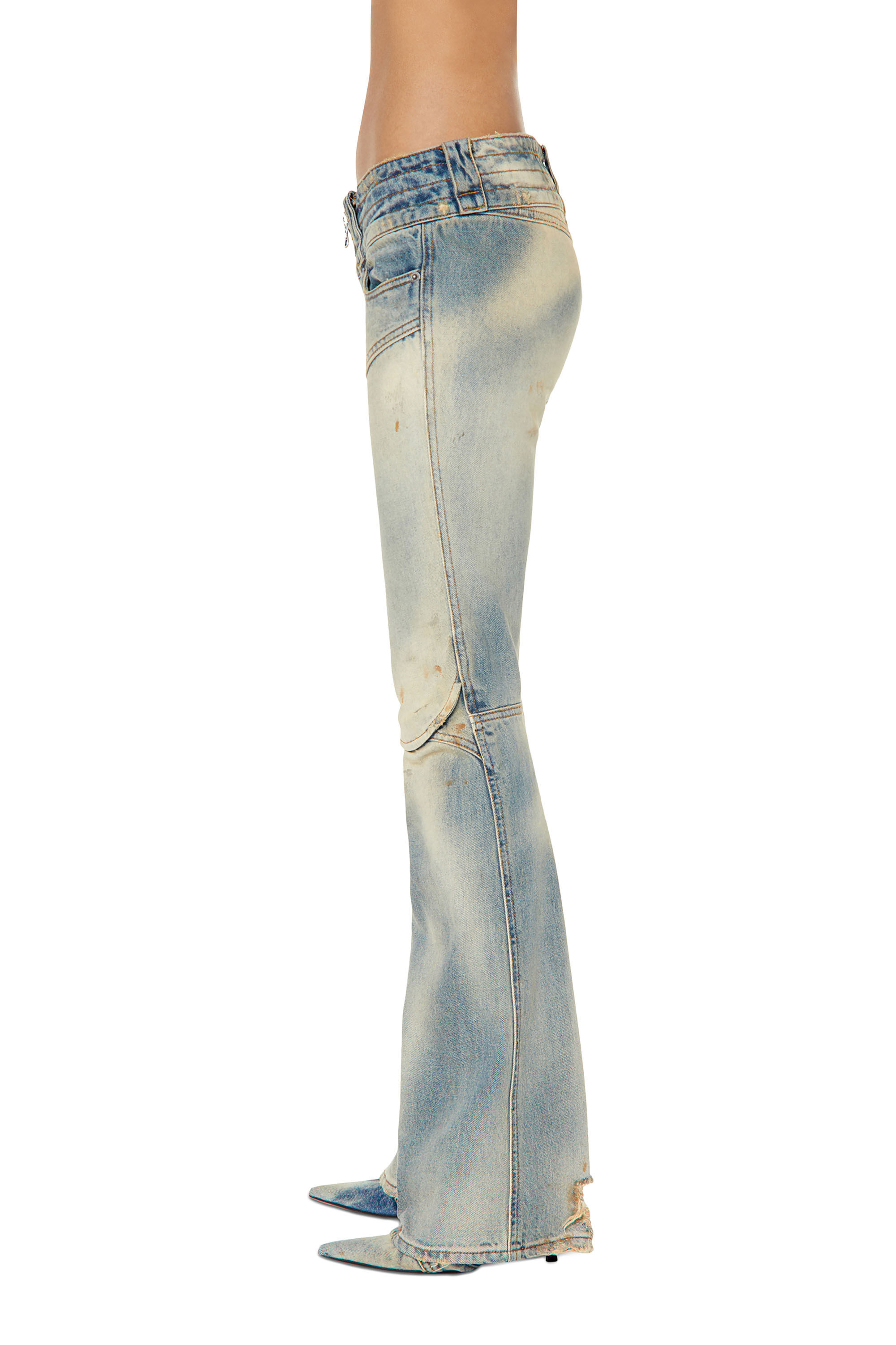 Diesel - Bootcut and Flare Jeans Belthy 0ENAF, Bleu Clair - Image 5