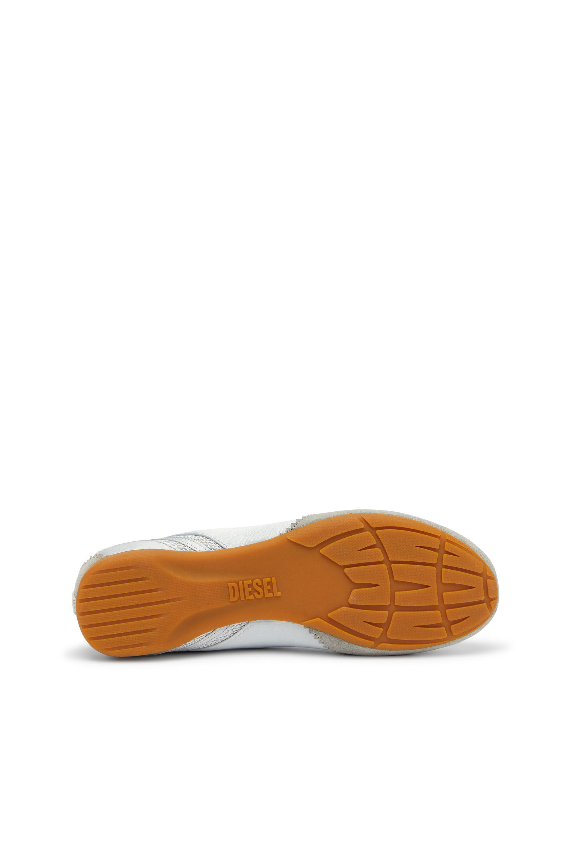 Diesel - D-MILE BALLERINA LACE UP II W, D-Mile - Ballerines en cuir et mesh Femme in Gris - 5