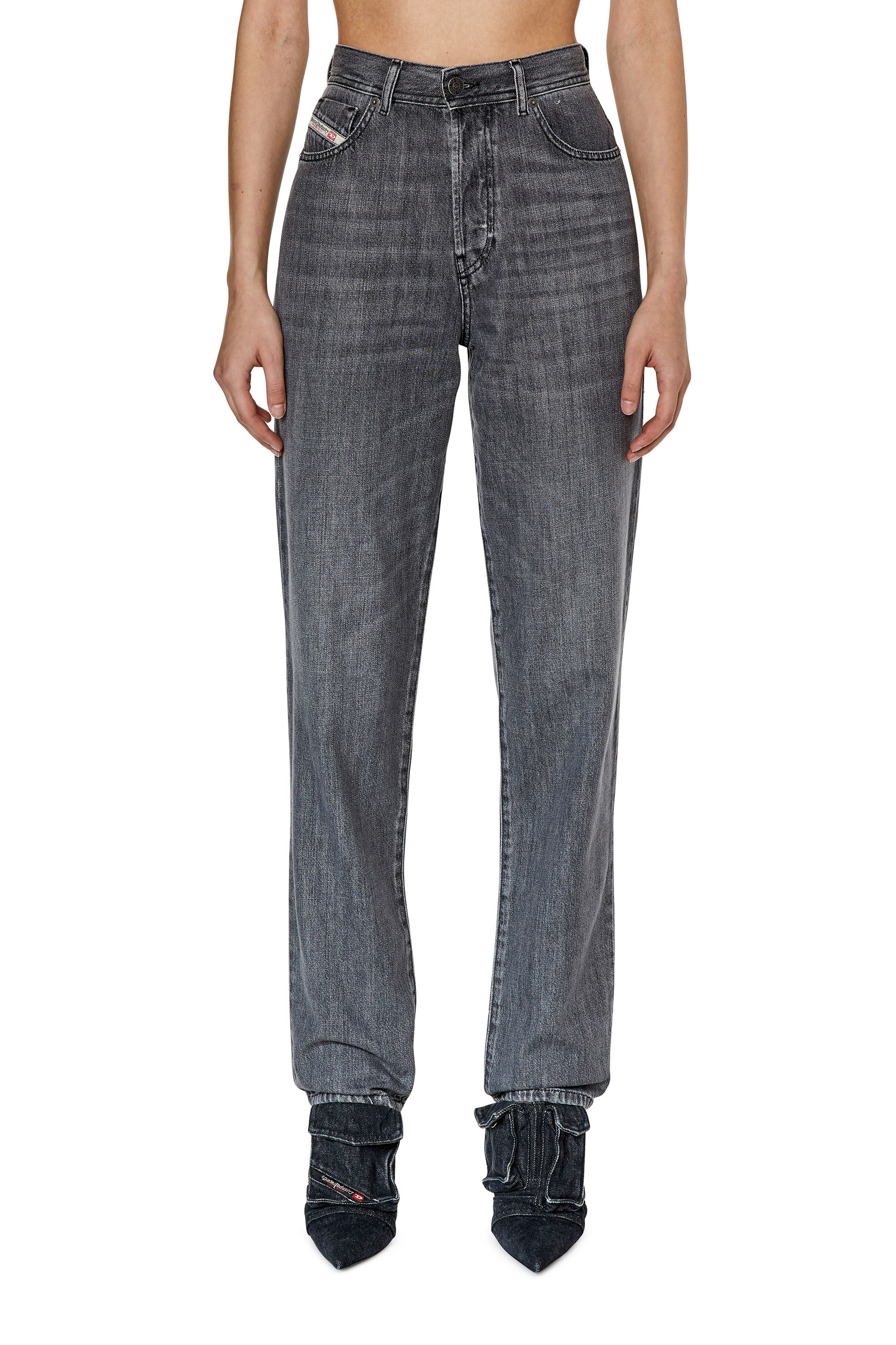 Diesel - Straight Jeans 1956 D-Tulip 068EU, Gris - Image 3