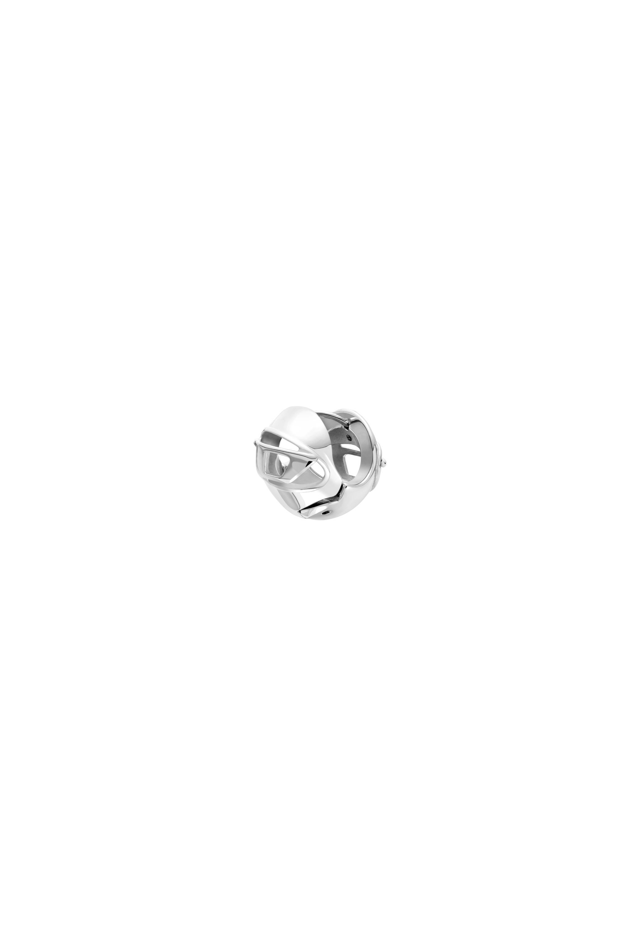 Diesel - DX1718040, Boucle d&rsquo;oreille cr&eacute;ole en acier inoxydable Mixte in Gris argent&eacute; - 1
