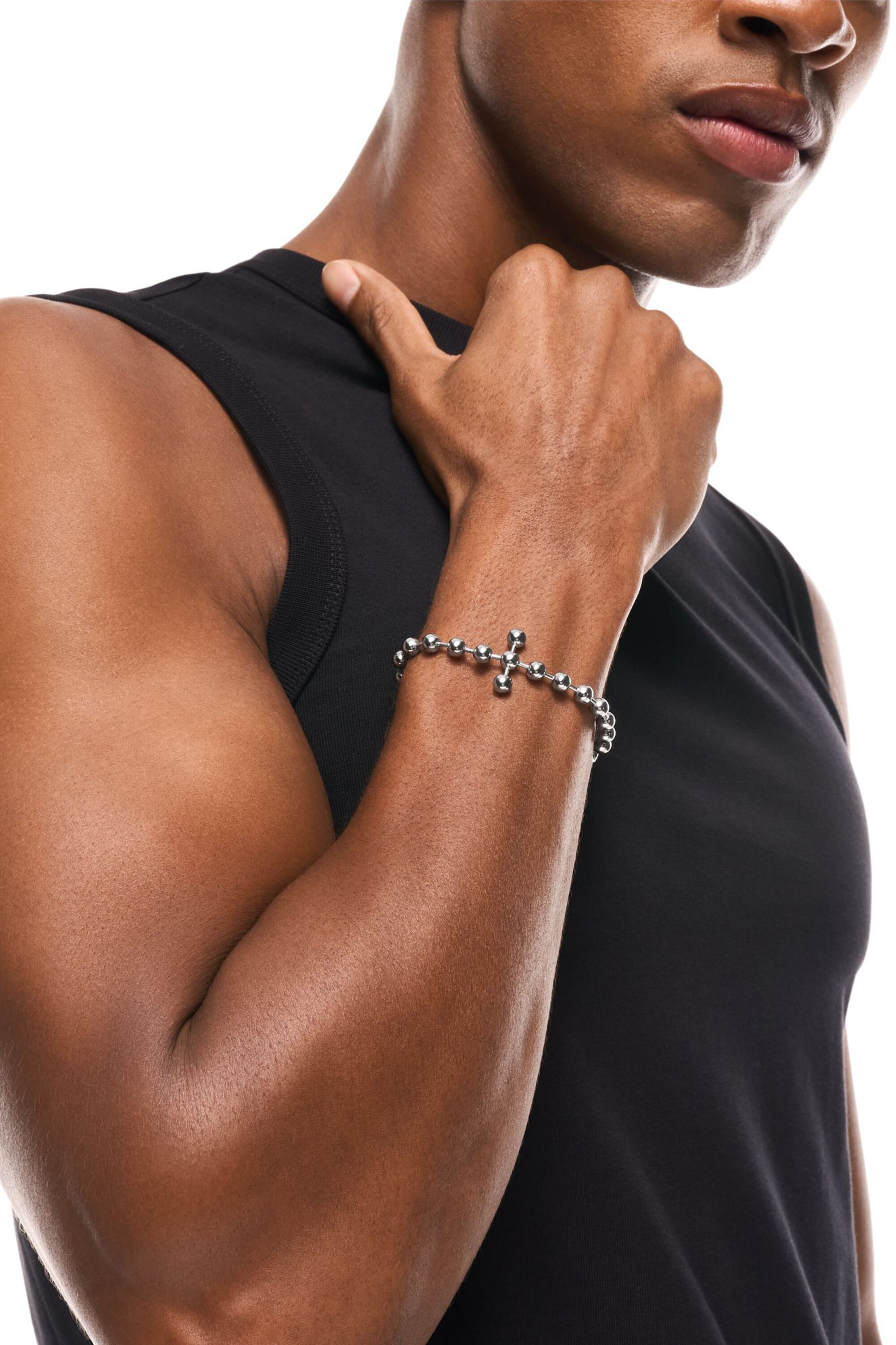 Diesel - DX167540 JEWELLERY, Bracelet cha&icirc;ne en acier inoxydable Mixte in Gris argent&eacute; - 3