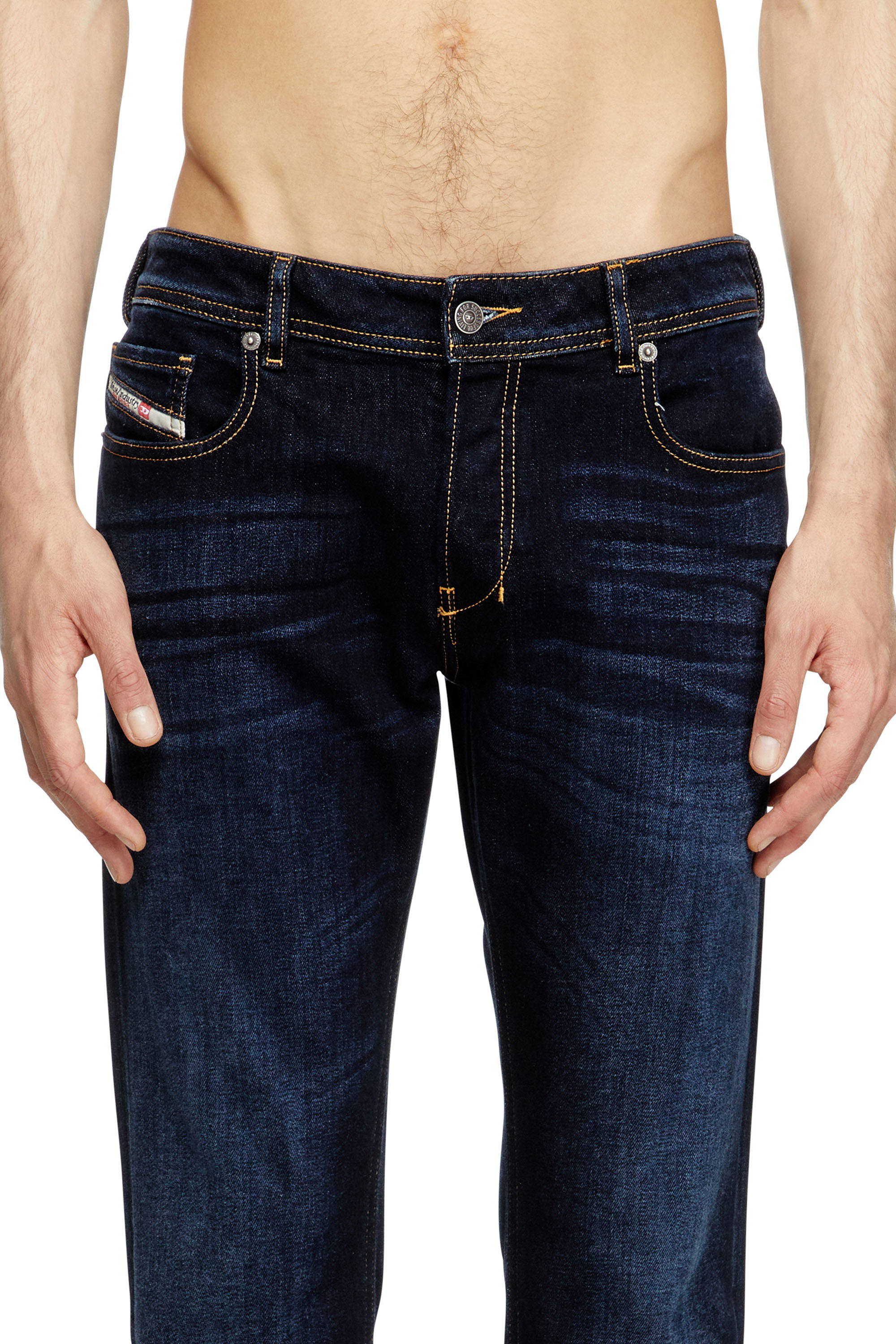 Diesel - Bootcut Jeans 2007 Zatiny 009ZS Homme, Bleu Foncé - Image 5