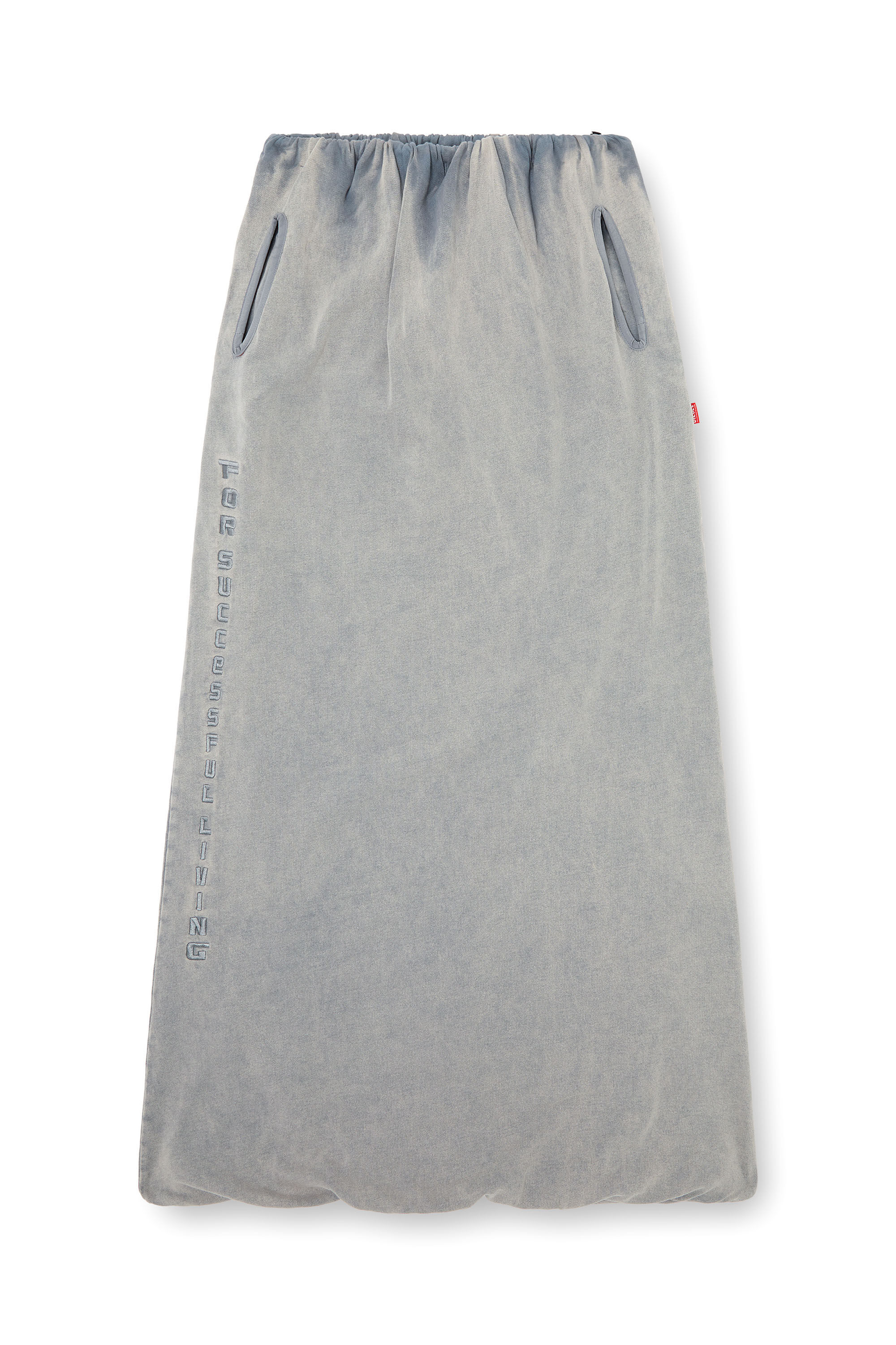 Diesel - O-REIRA, Jupe longue avec forme balloon Femme in Gris - 2