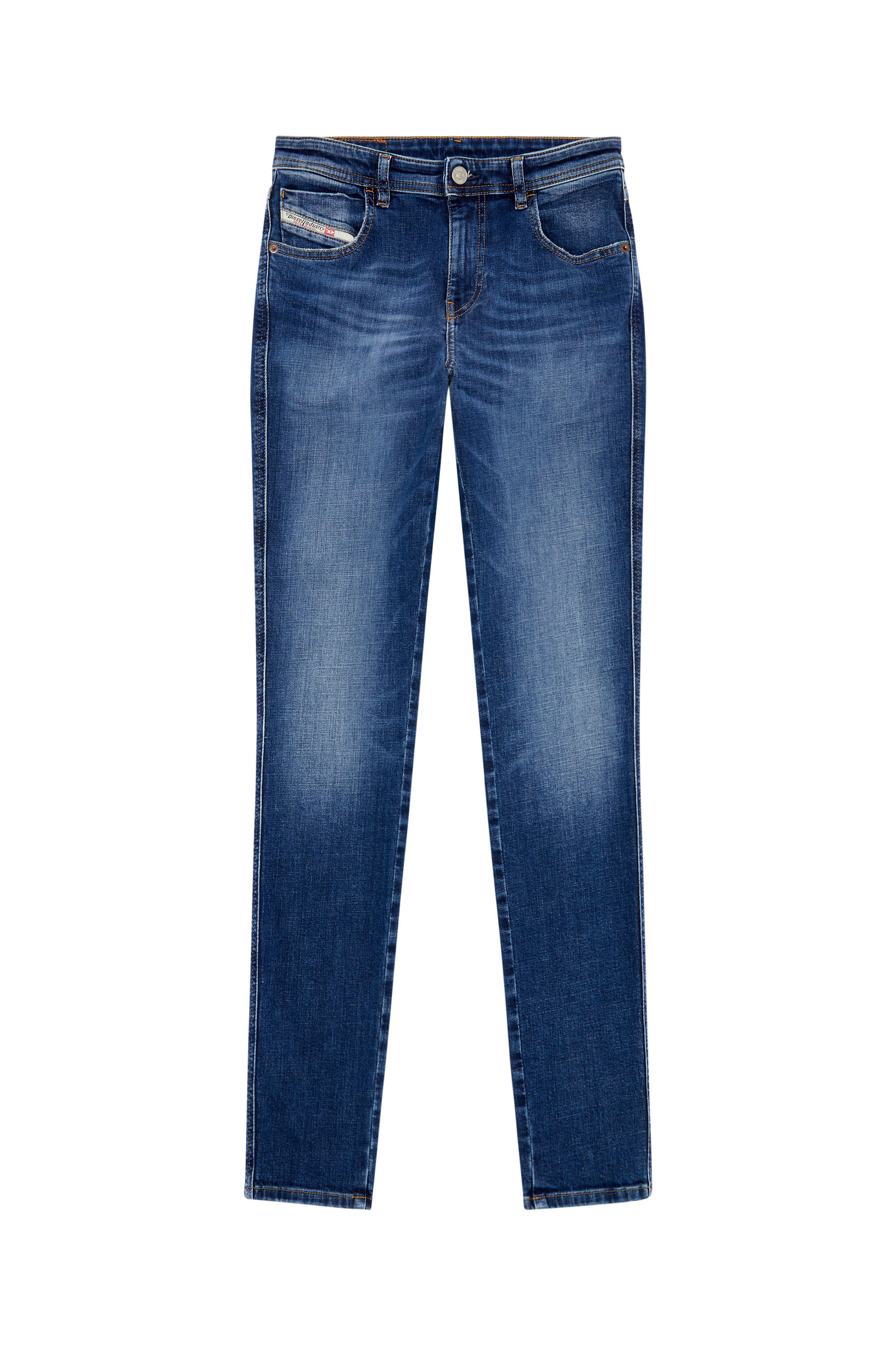 Diesel - Skinny Jeans 2015 Babhila 09H63, Bleu Foncé - Image 2