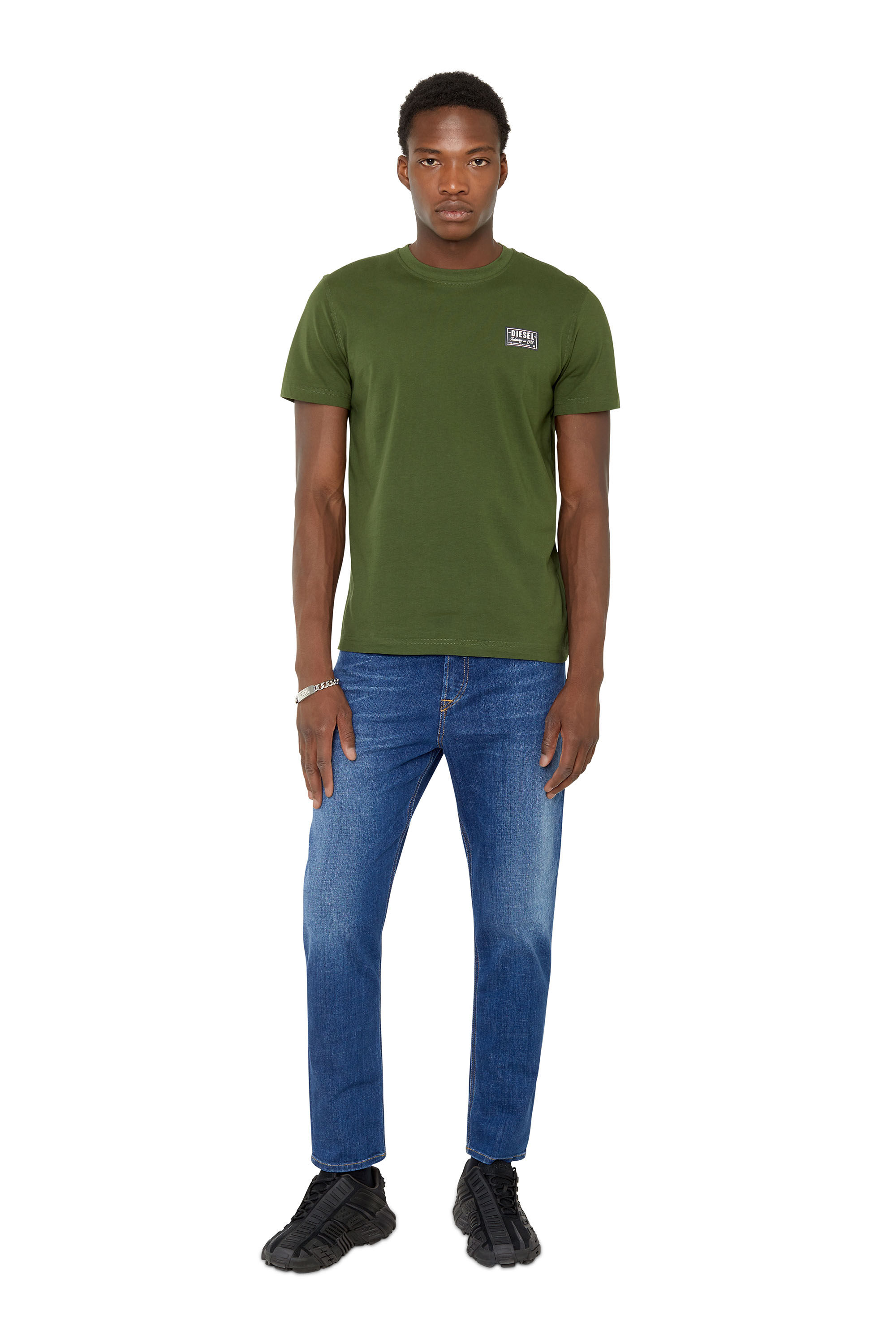 Diesel - 2005 D-Fining 09D46 Tapered Jeans, Bleu moyen - Image 1