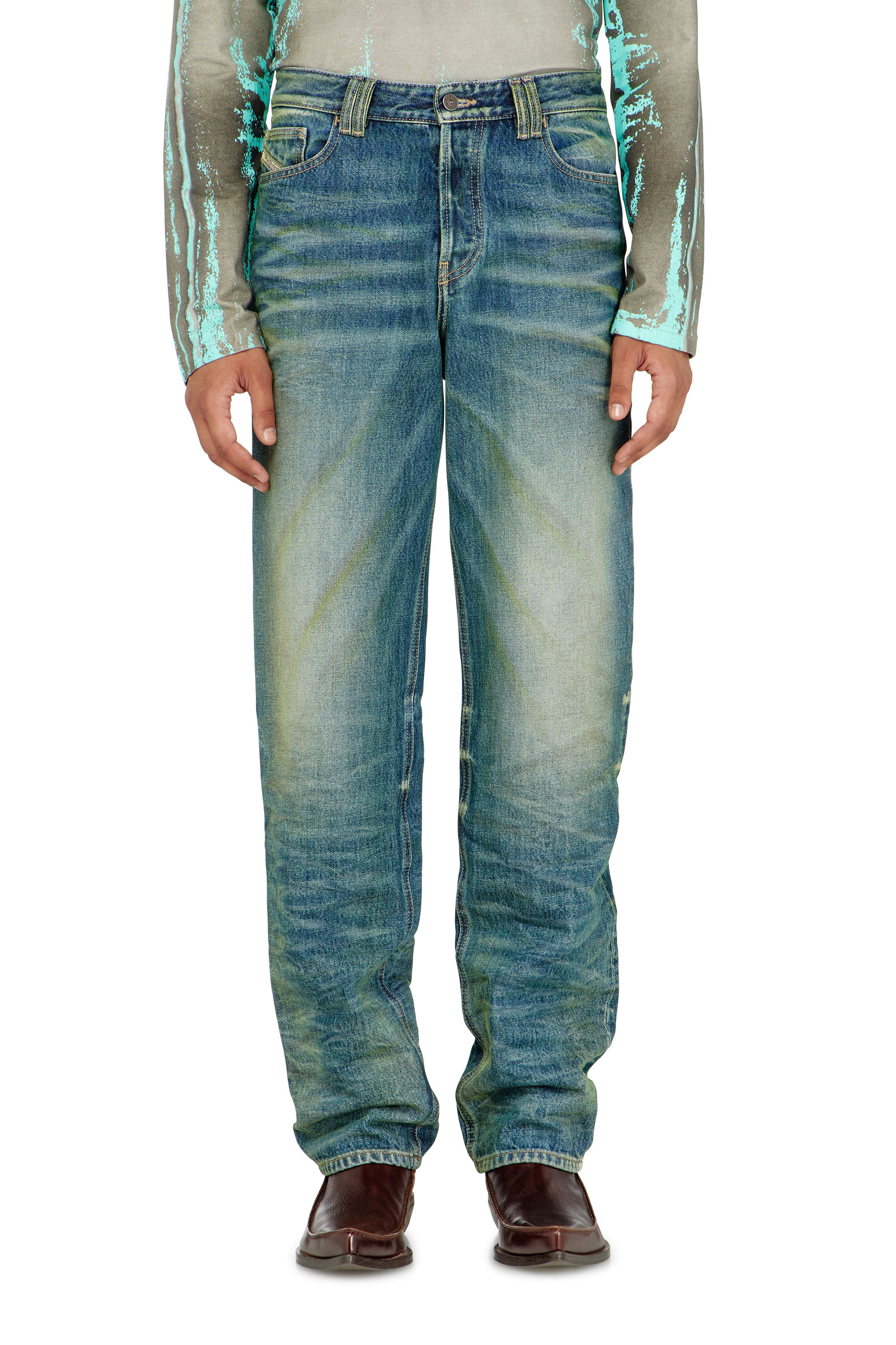 Diesel - Man's Regular Jeans 1991 D-Voeed 007FV, Medium blue - 4
