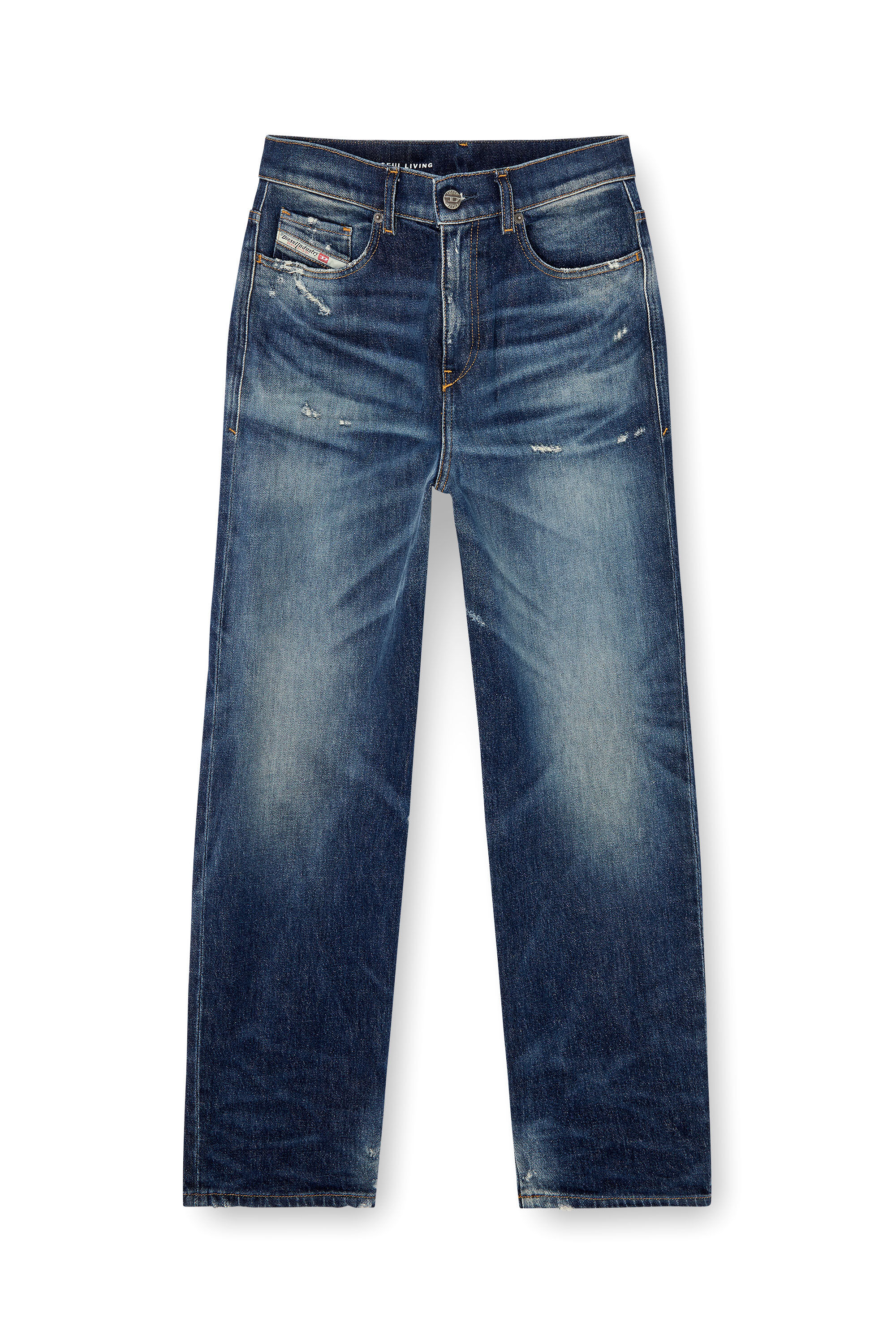 Diesel - Regular Jeans 2016 D-Air 09J56 Femme, Bleu Fonc&eacute; - Image 2