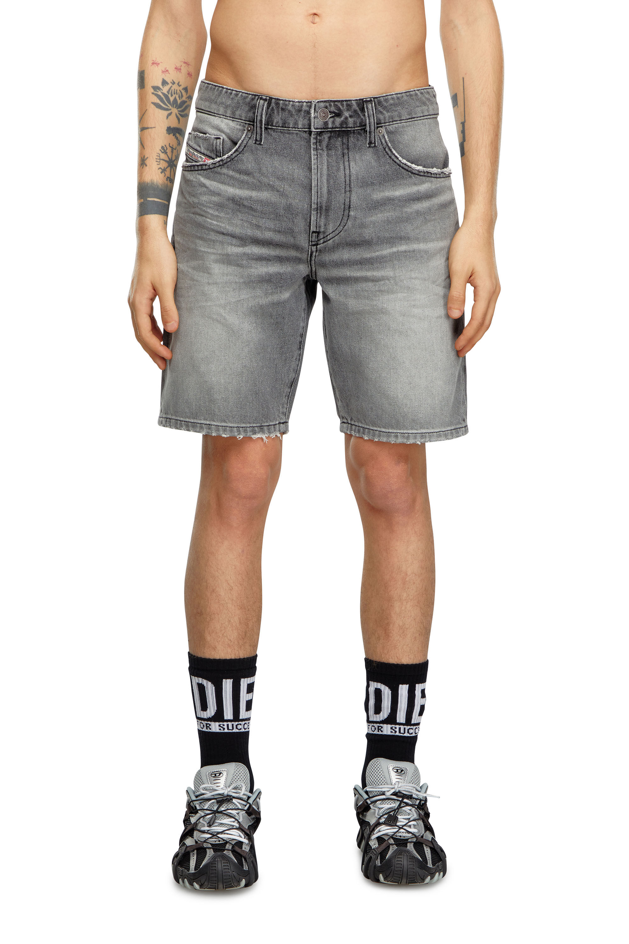 Short en jean gris homme hotsell