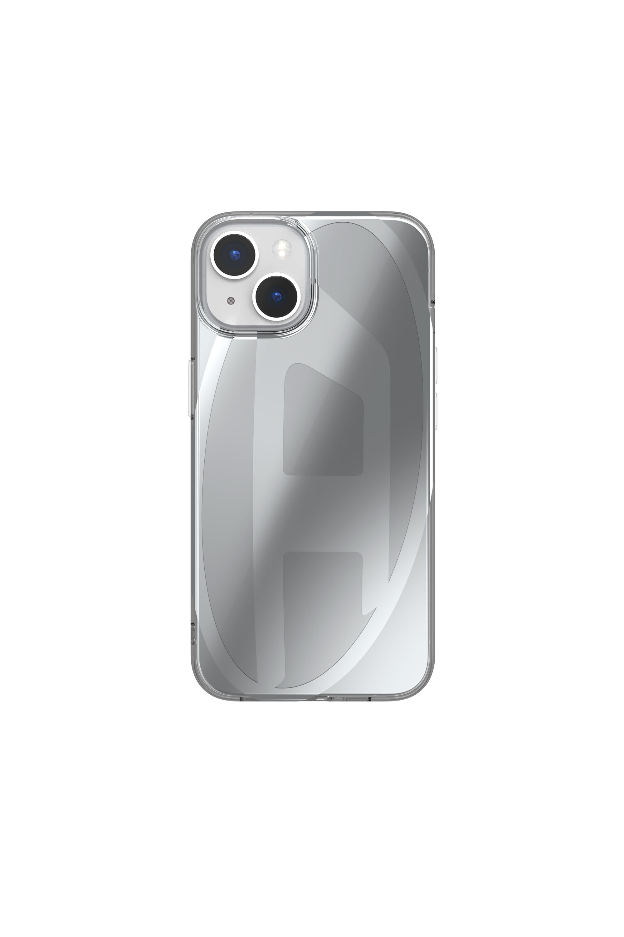 Diesel - 54094 MOULDED CASE, Coque Oval D iPhone 13/iPhone 14 Mixte in Gris argenté - 2