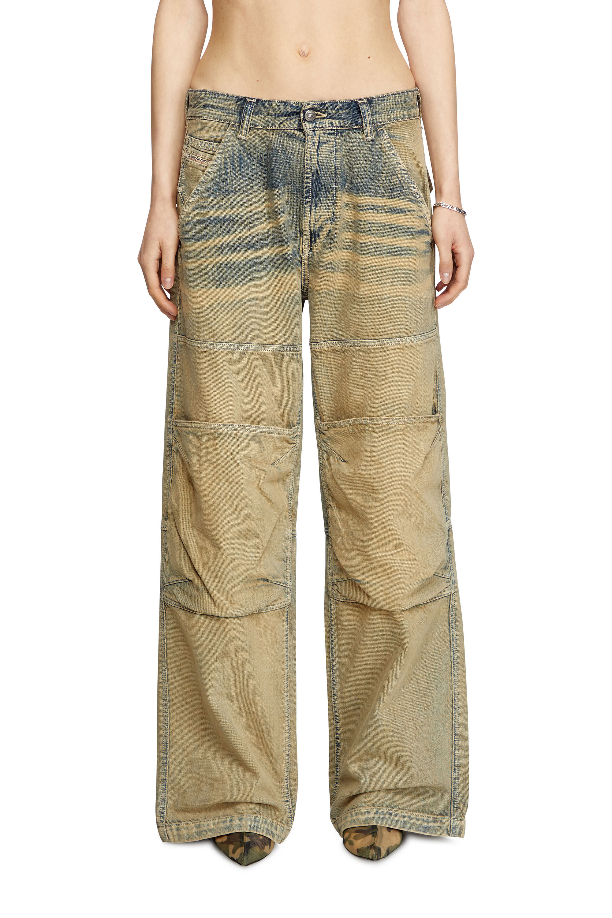 Diesel - Relaxed Jeans D-Shift 09L49 Mixte, Bleu moyen - Image 6