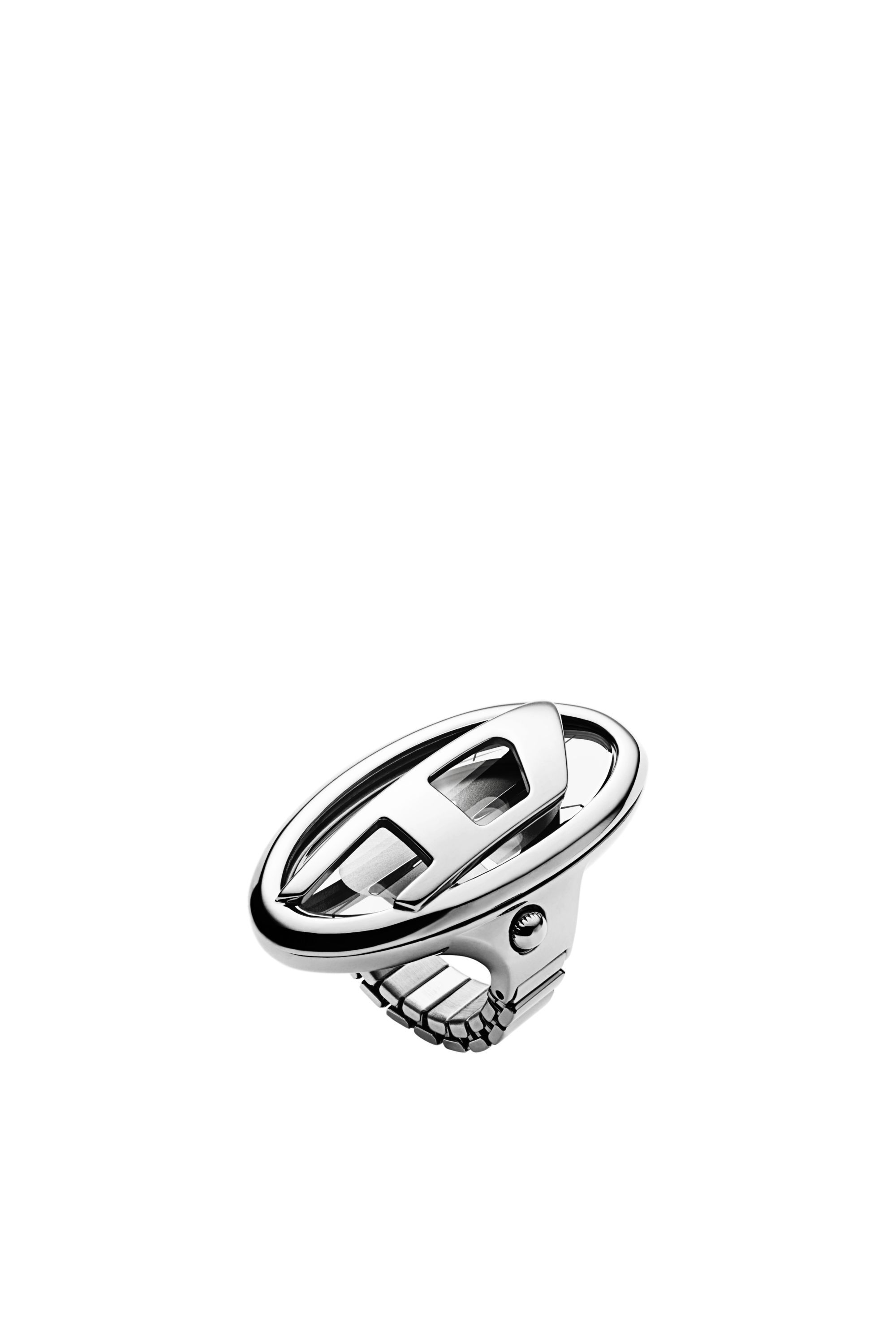 Diesel - DZ5623 WATCH, Bague montre D-Era en acier inoxydable Femme in Gris argenté - 1