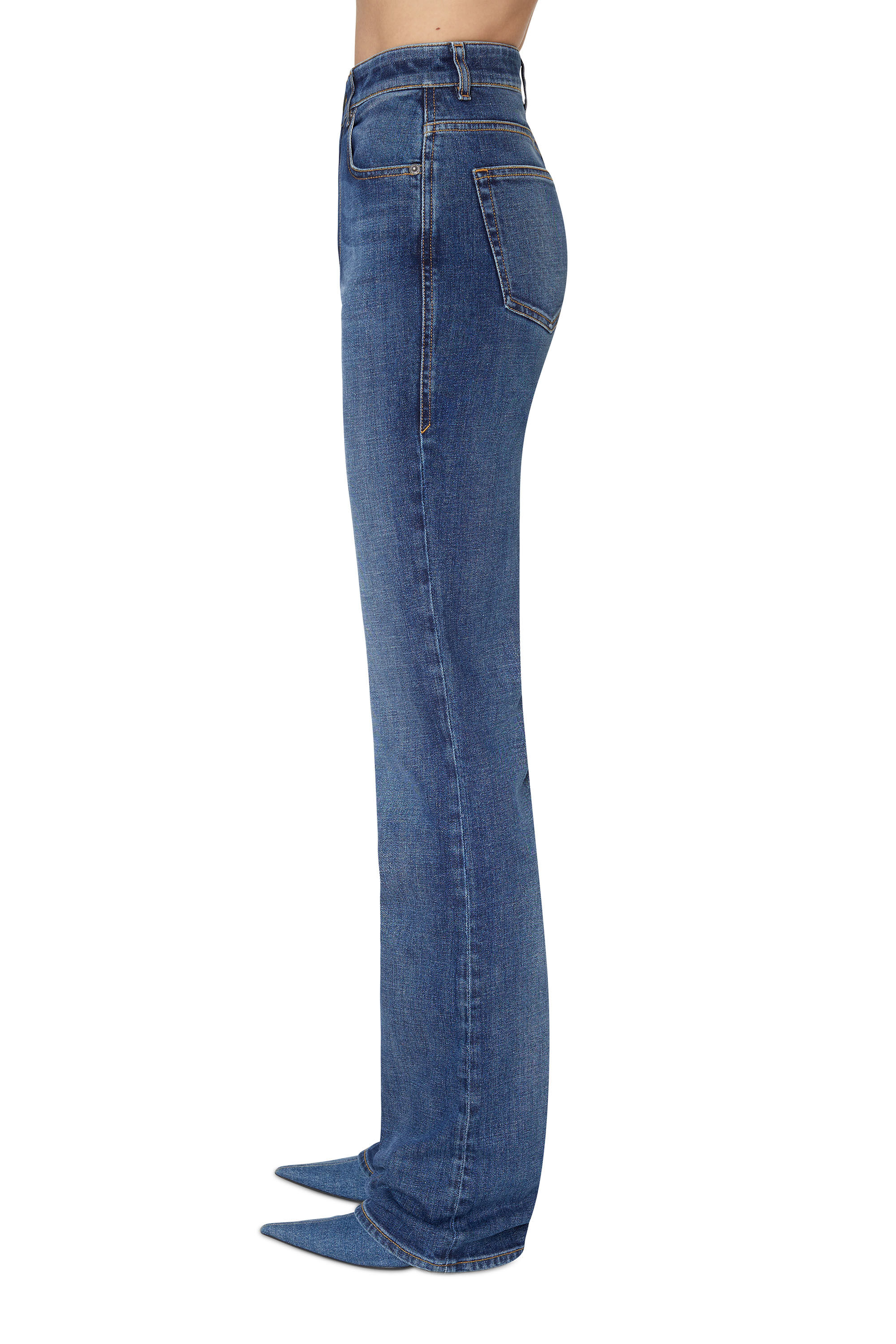 Diesel - Bootcut and Flare Jeans D-A01 09F52, Bleu moyen - Image 5