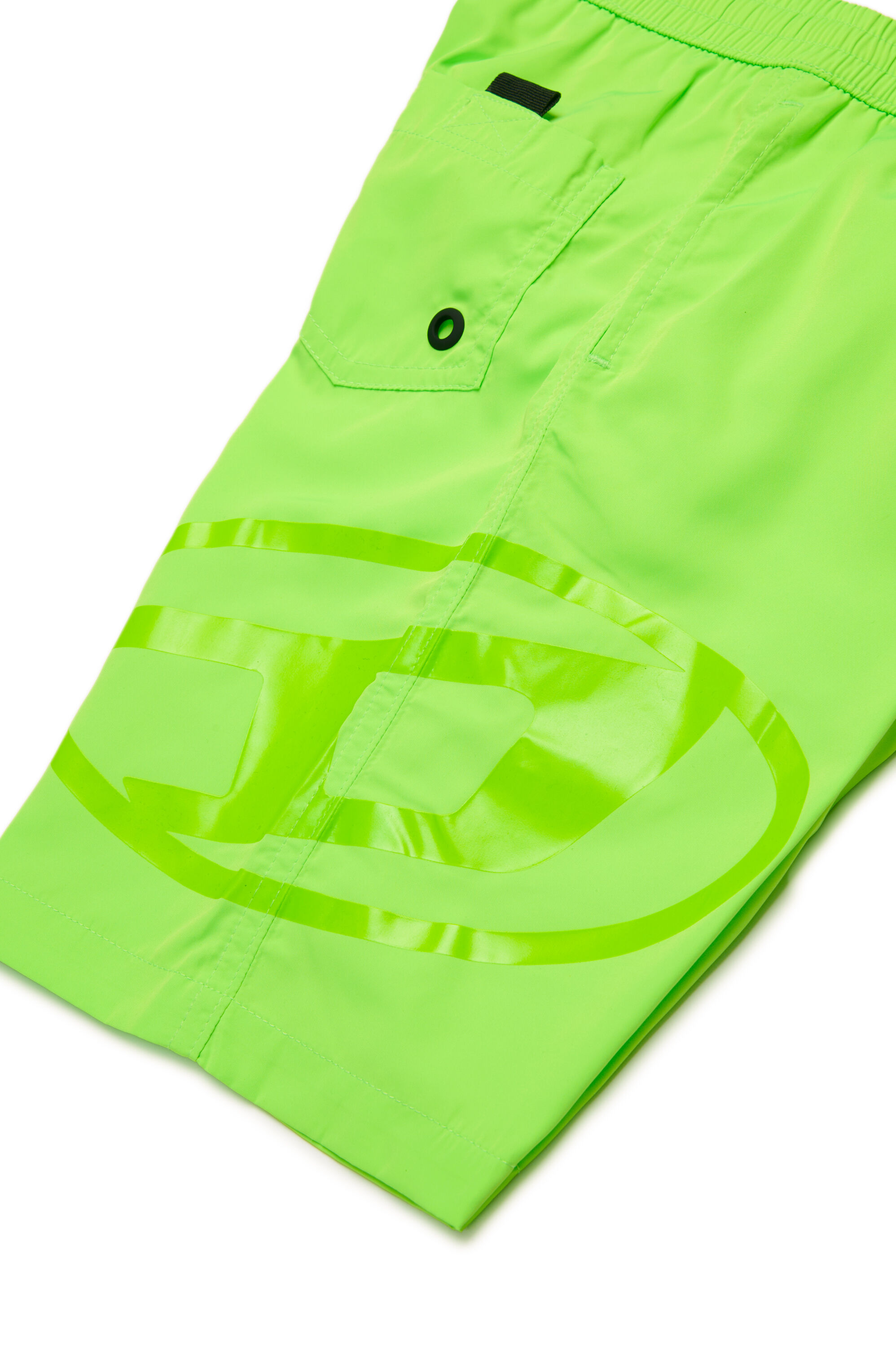 Diesel - MIPRUL, Short de bain avec logo Oval D ton sur ton Homme in Vert - 4