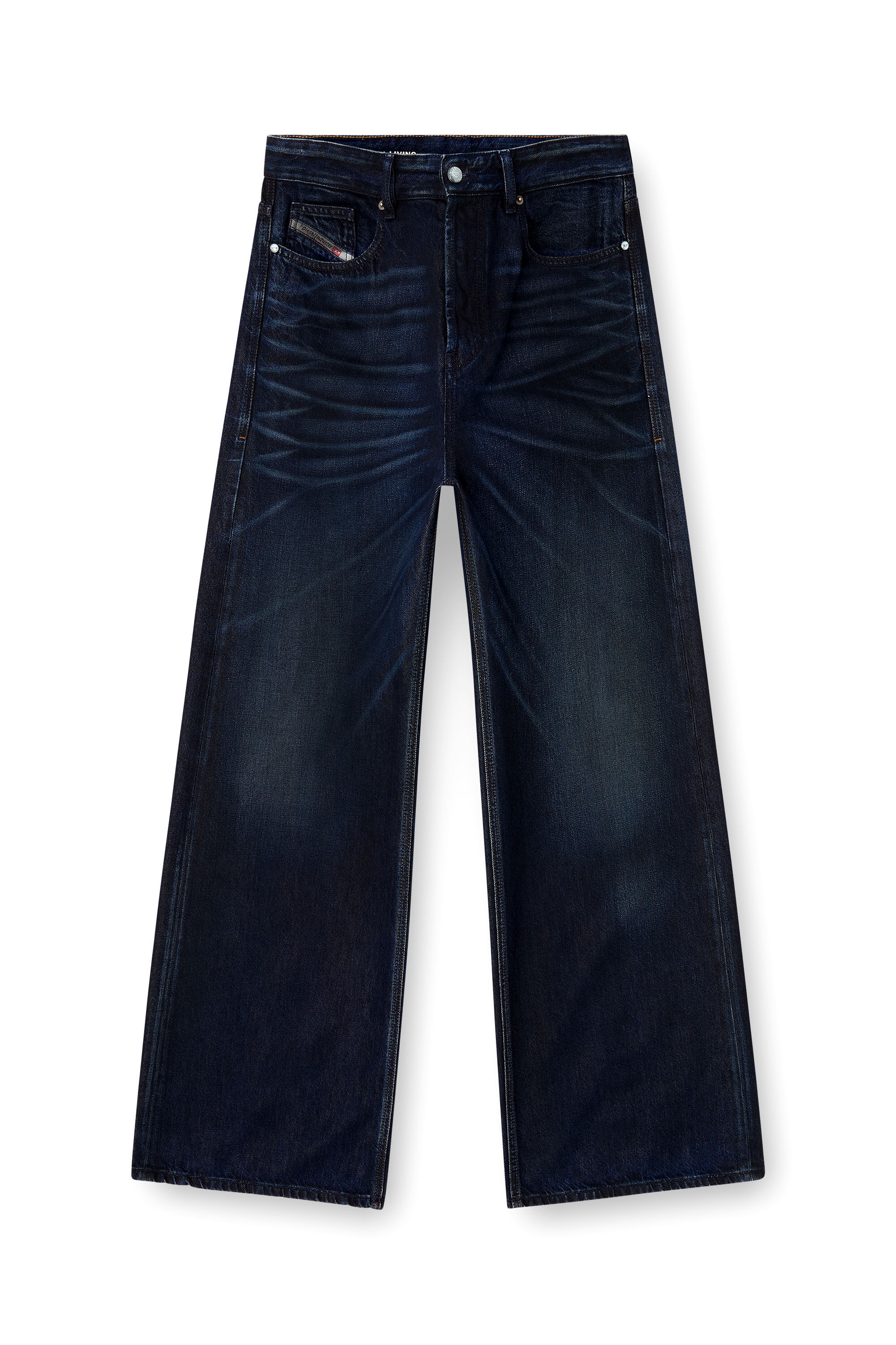 Diesel - Relaxed Jeans D-Rise 09N21 Homme, Bleu Foncé - Image 2