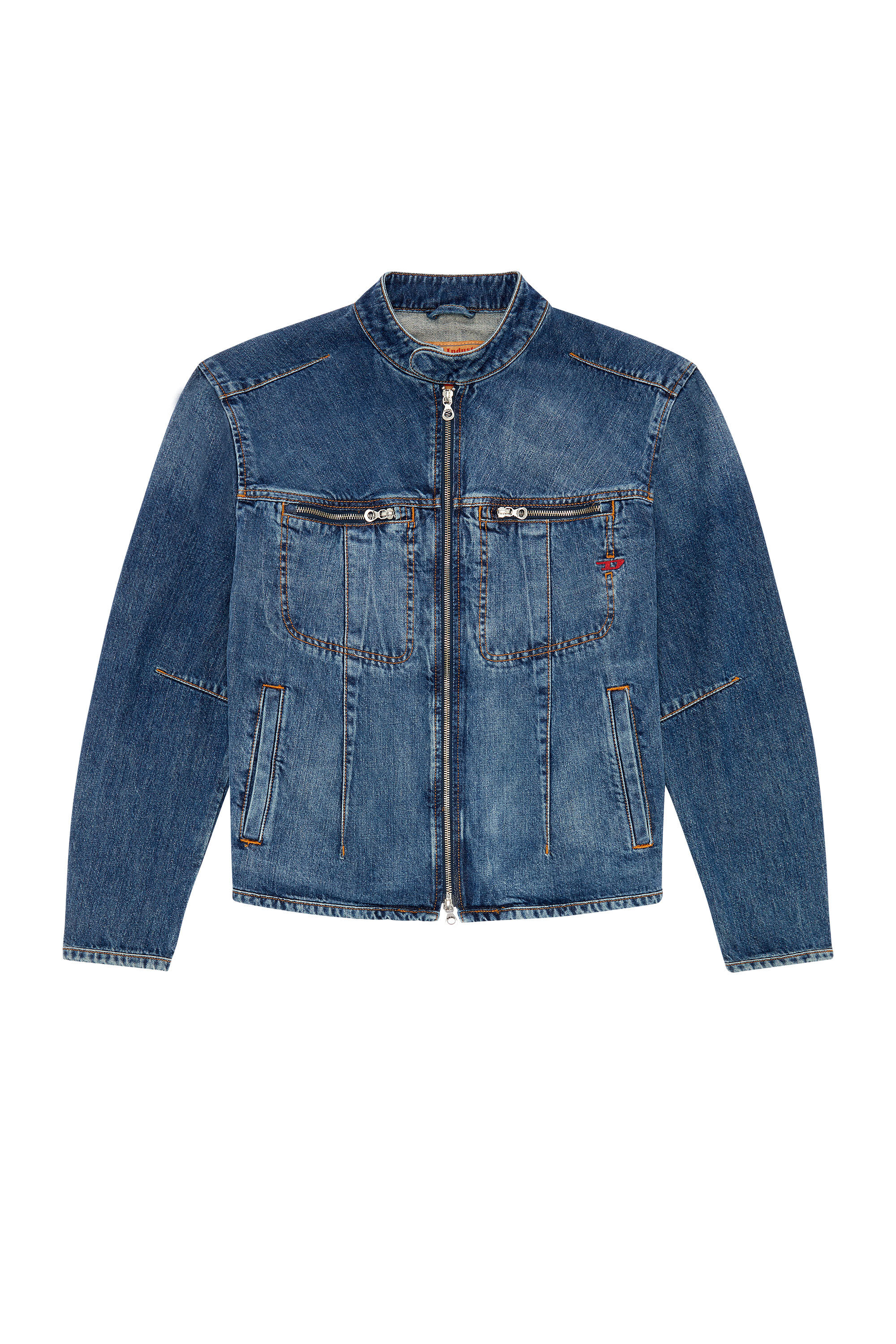 Veste zipp e en denim Homme D BARCY BK S Diesel