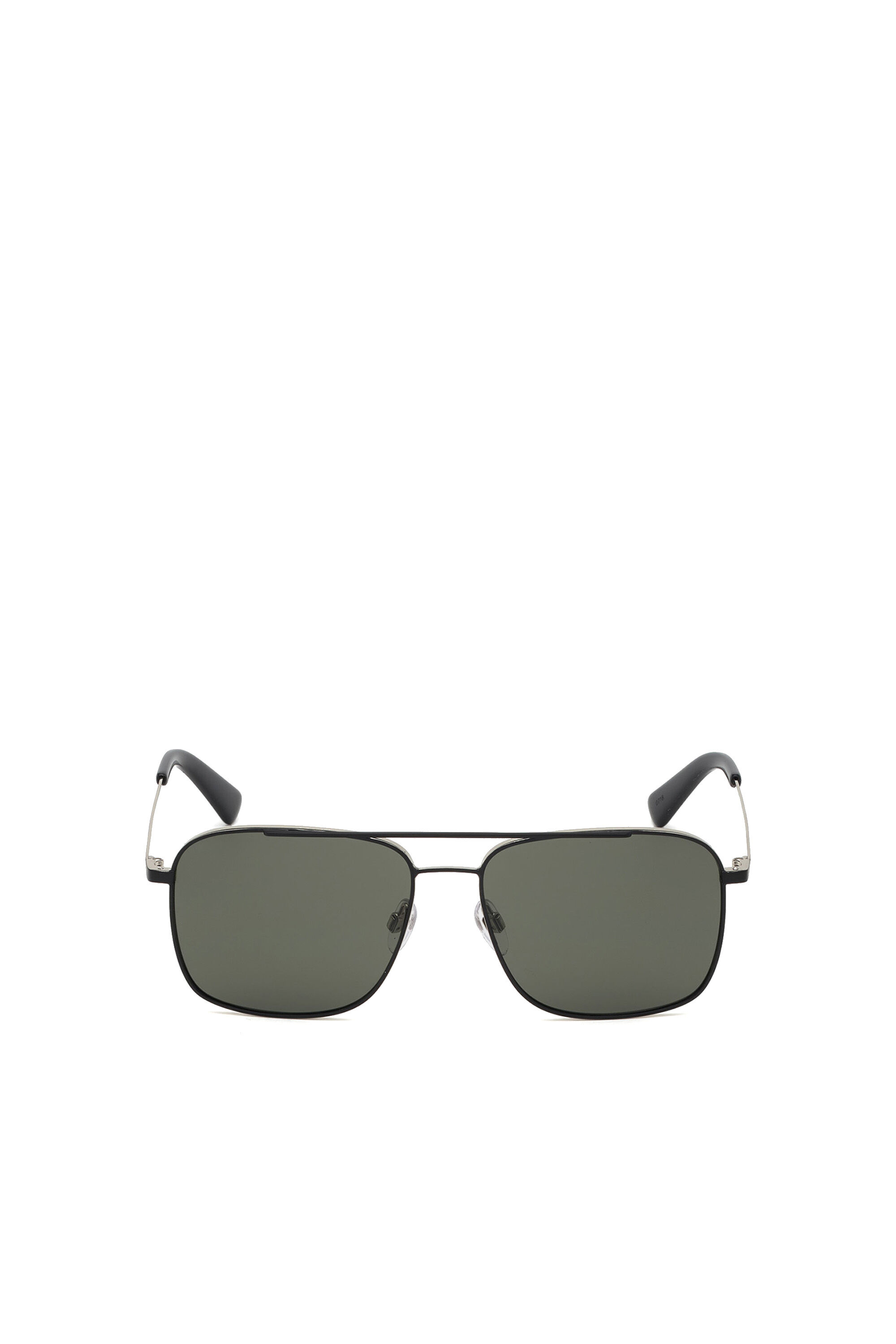 Diesel - DL0295, Lunettes de soleil navigateur en métal Homme in Noir - 1