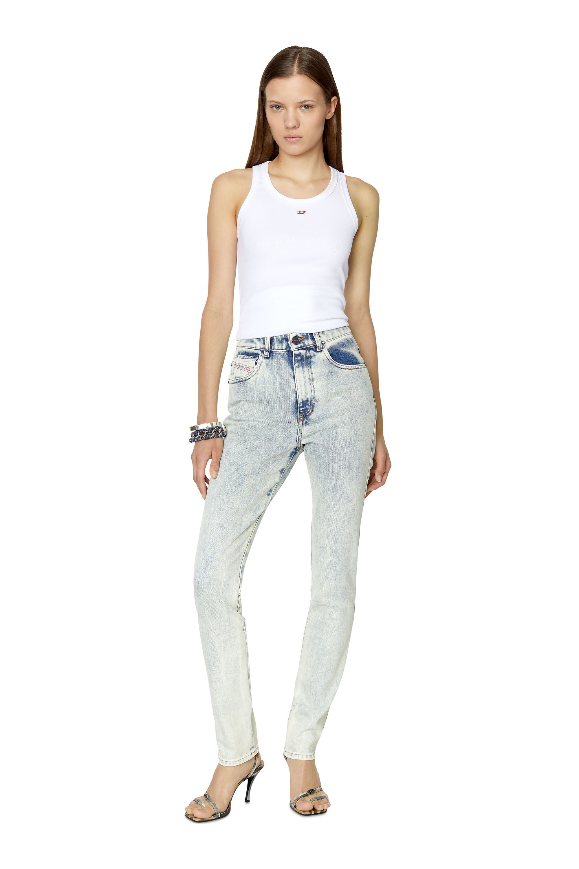 Diesel - 1994 09D64 Straight Jeans, Bleu Clair - Image 1